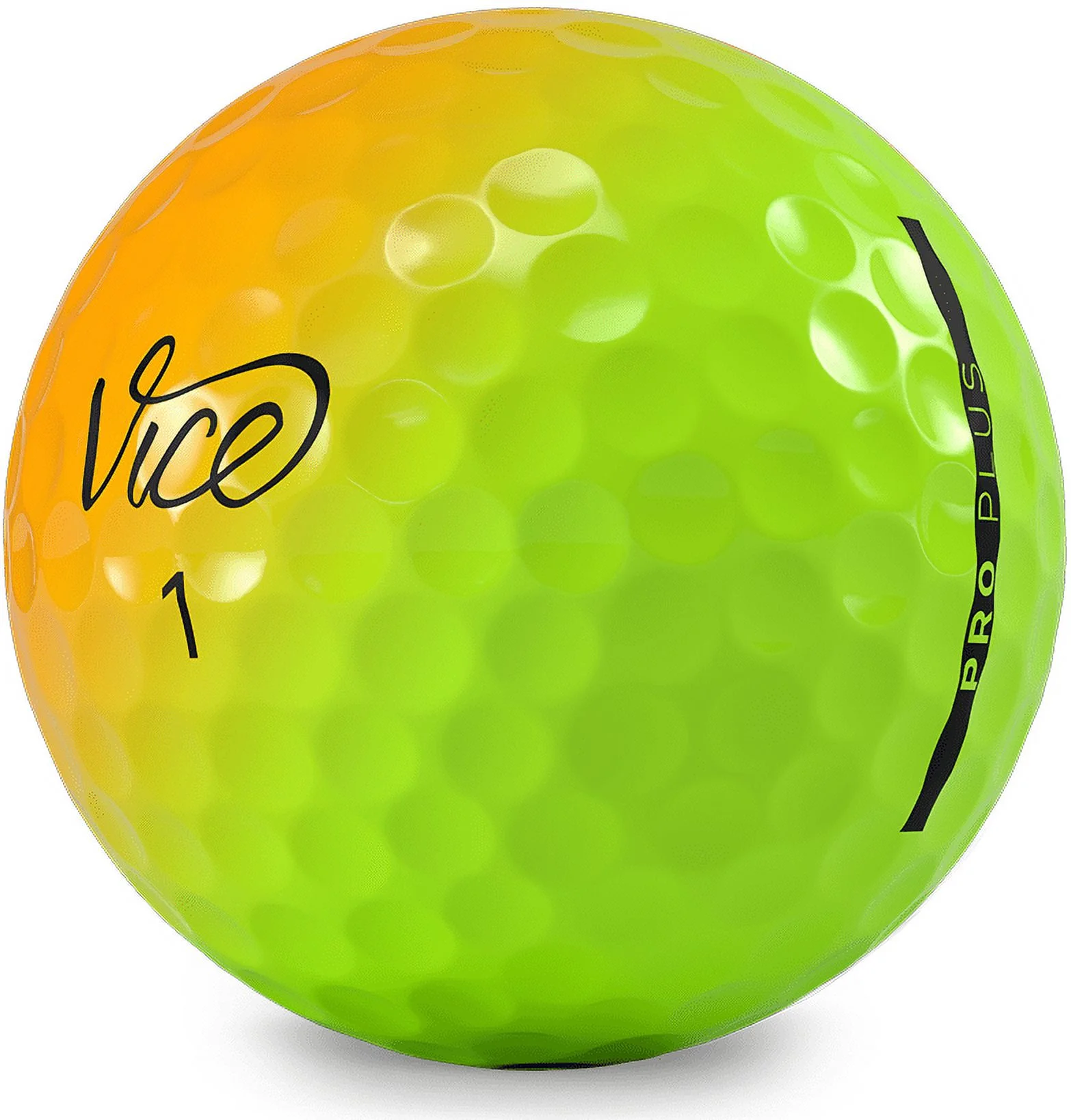 Vice Golf Limited Edition Pro Plus Golf Balls|Shade Yellow Orange