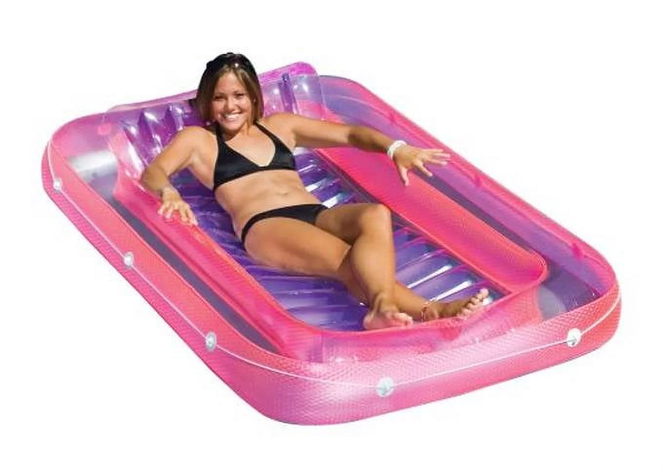 New Swimline 9052 71″ Swimming Pool Inflatable Suntan Tub Float Lounge