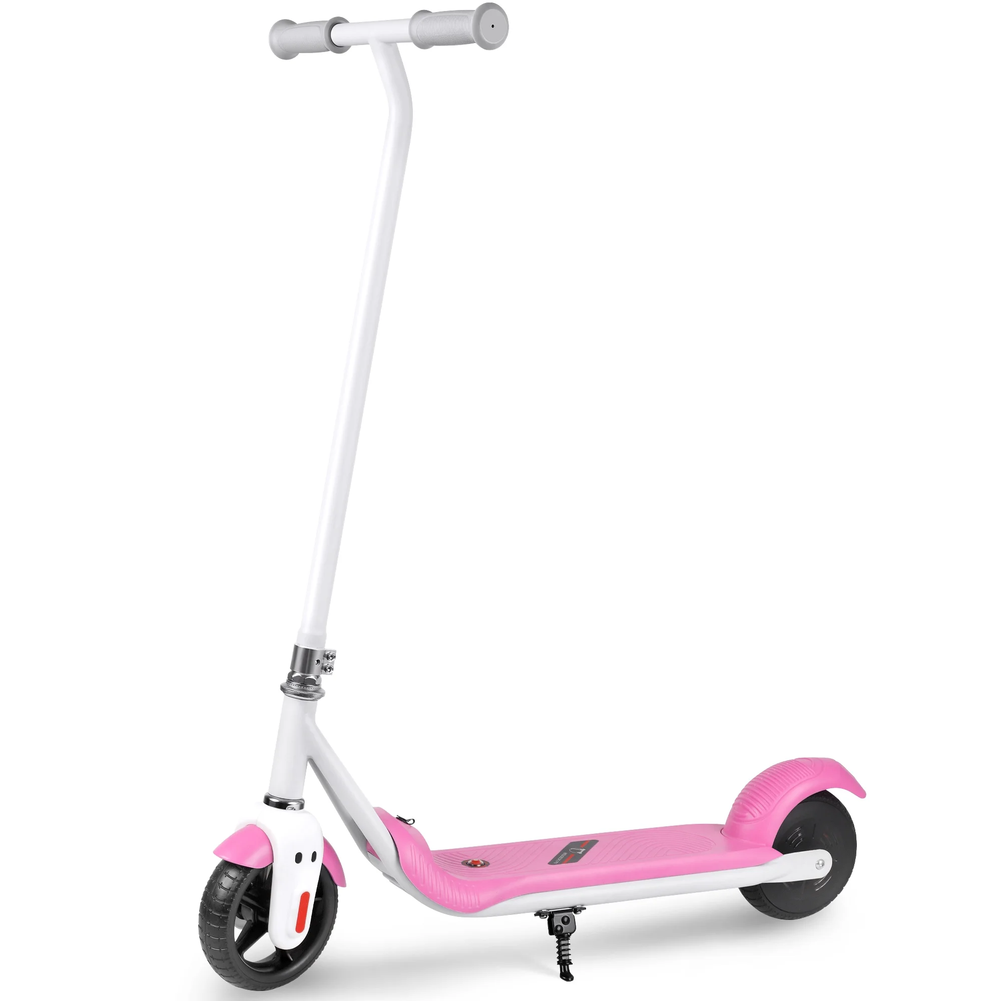 Electric Scooter for Kids 6-12, 150 W Motor and 24 V 2.5 Ah Lithium Battery . 6.5?? wheel .6.25 mph top speed with up to 7.5 miles range. Fast Charging 3-4 Hours.