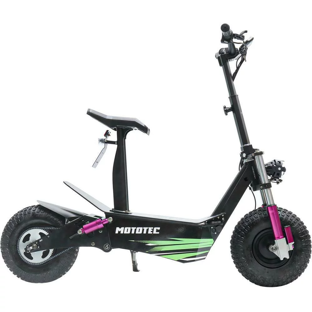 MotoTec Mars 60v 2500w Lithium Electric Scooter – Black – No California Sales