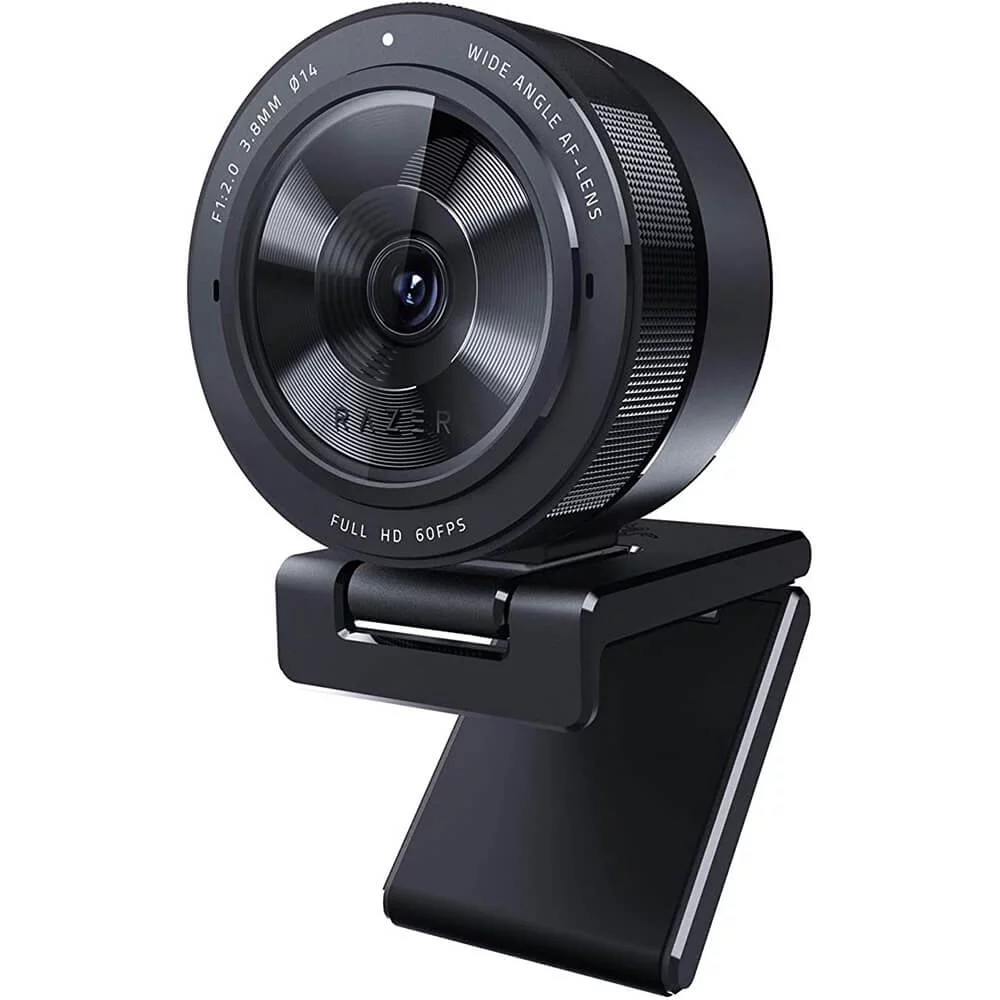 Razer Kiyo Pro Streaming Webcam, Full HD 1080p 60FPS, Adaptive Light Sensor, HDR-Enabled, Wide-Angle Lens, Black