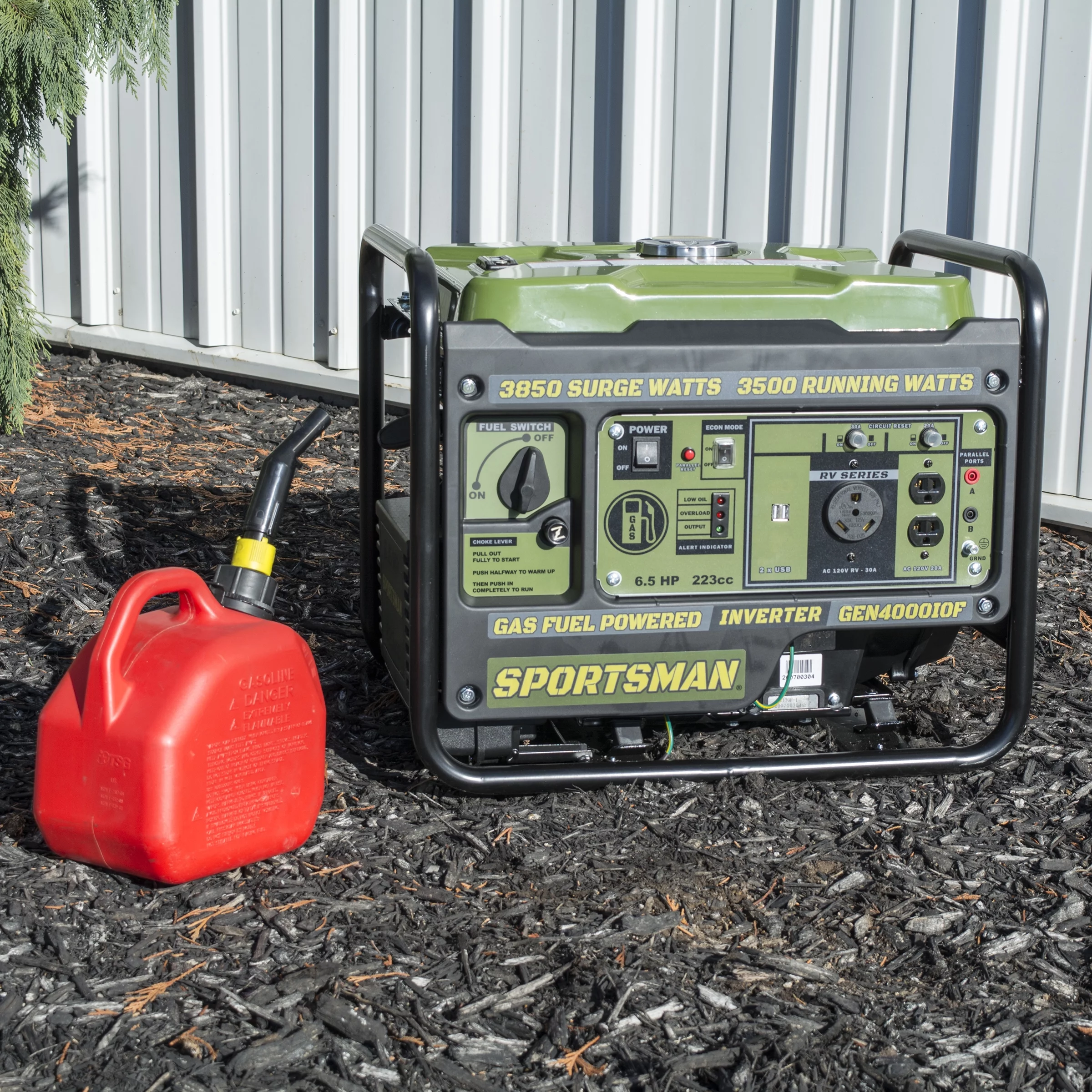 Sportsman 3850 Surge Watts Open Frame Portable Gasoline Inverter Generator