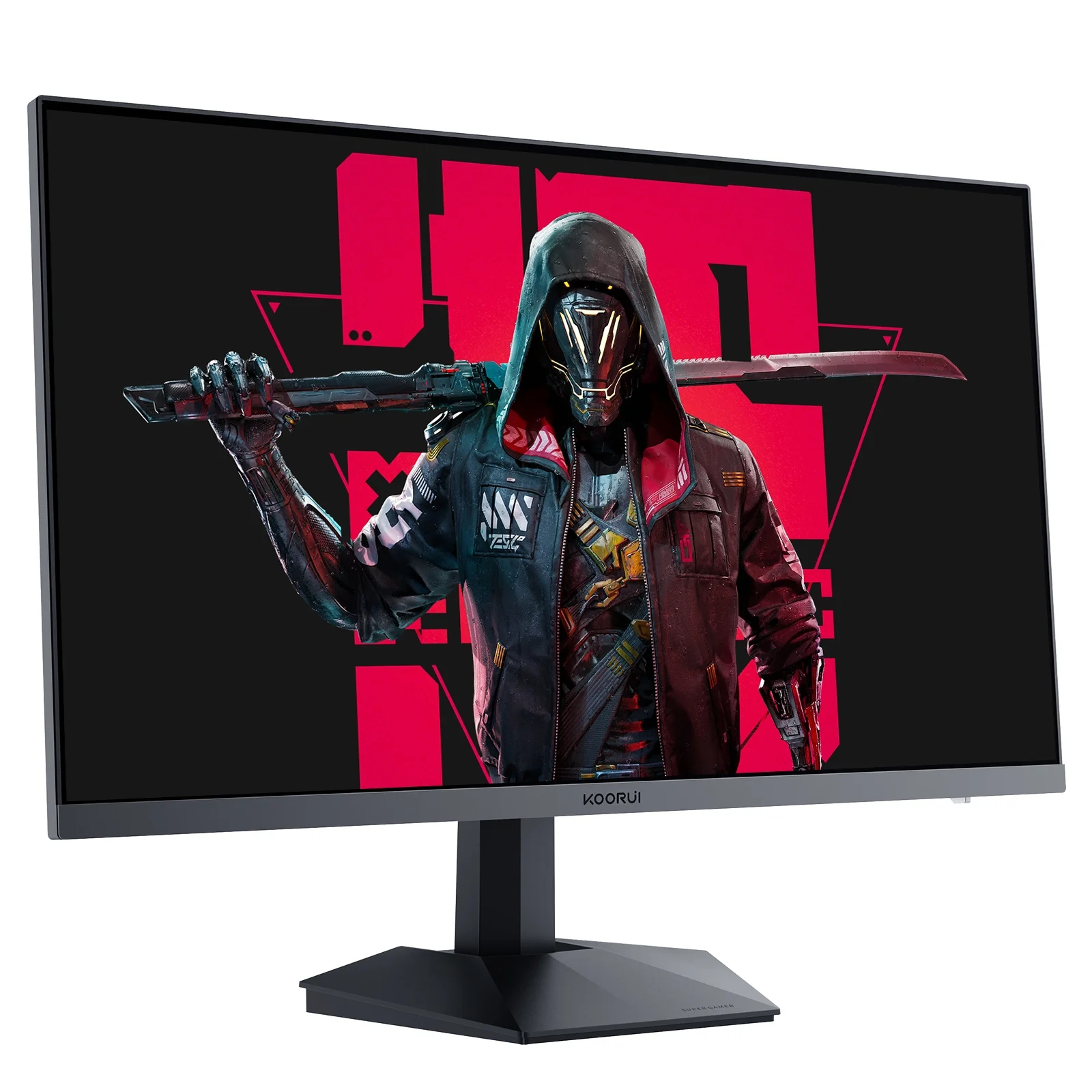 KOORUI 24″ 165Hz Fast 1080P 1ms Ultra Slim Gaming Monitor, HDMI, DisplayPor 24E3