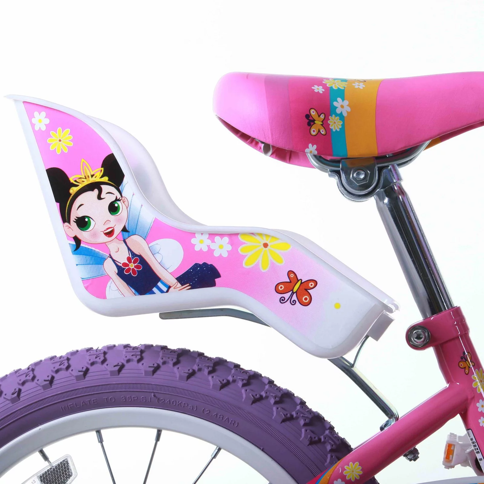 Titan 16 In. Flower Princess Girls BMX Bike