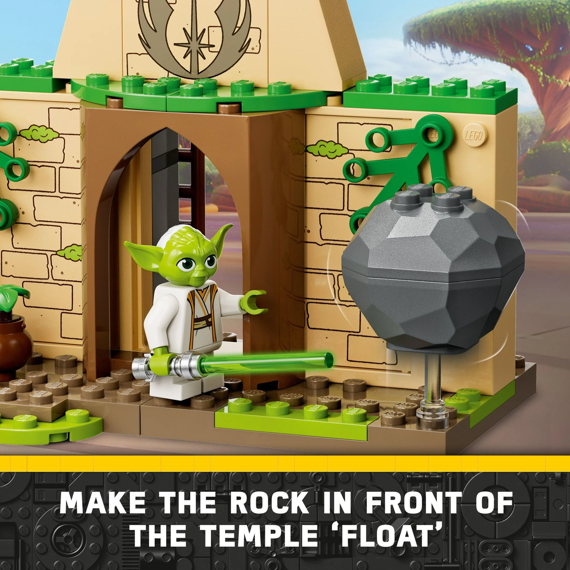 LEGO Star Wars Tenoo Jedi Temple 75358 Building Toy with Kai Brightstar and Yoda Figures, Star Wars Toy Starter Set with Easy and Playful Builds, Birthday Gift for 4 Year Olds