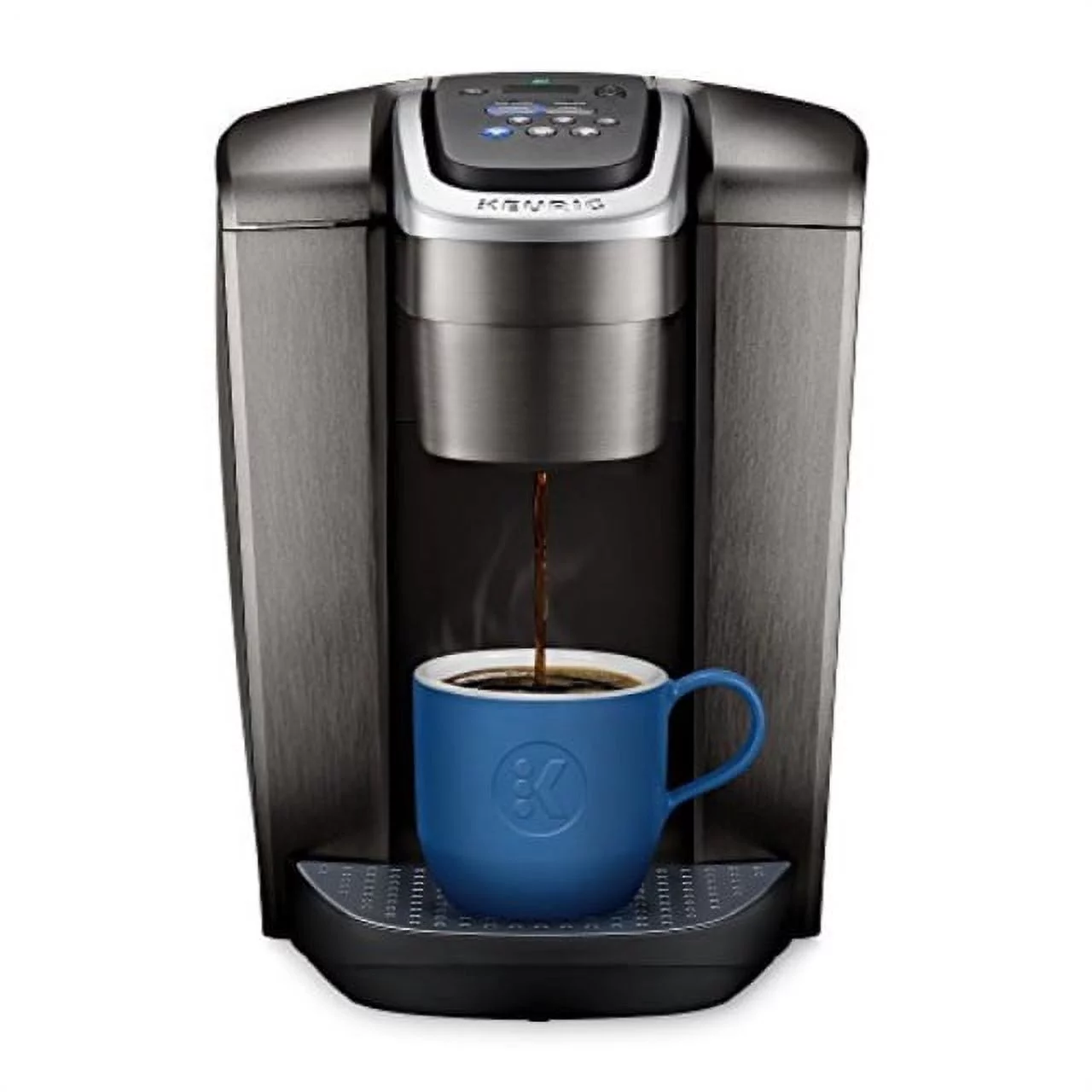 Keurig K-Elite Single Serve K-Cup Pod Coffee Maker, with Strong Temperature Control, Iced Coffee Capability, 12oz Brew Size, Programmable, Brushed Slate