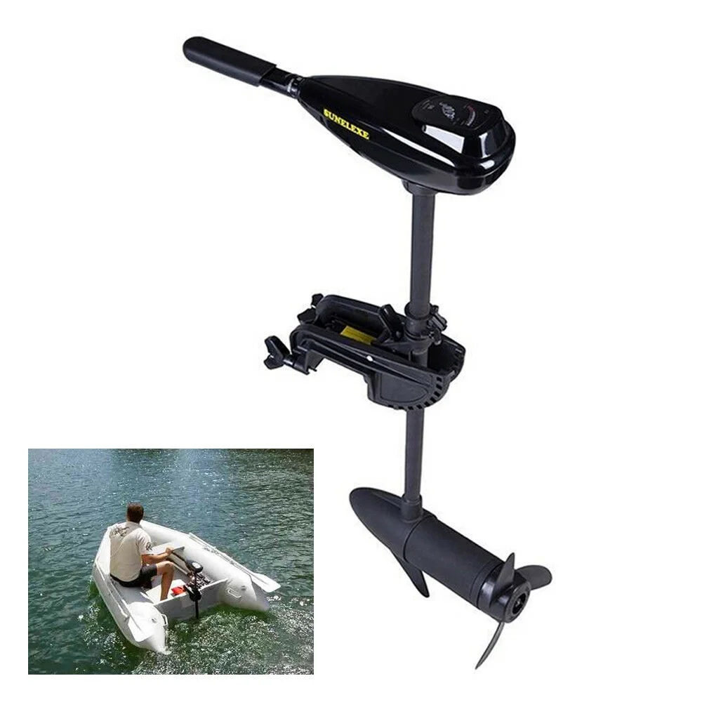 OUKANING Electric Outboard Trolling Motor 12V 58LBS Thrust Motor Engine for Fishing Boat