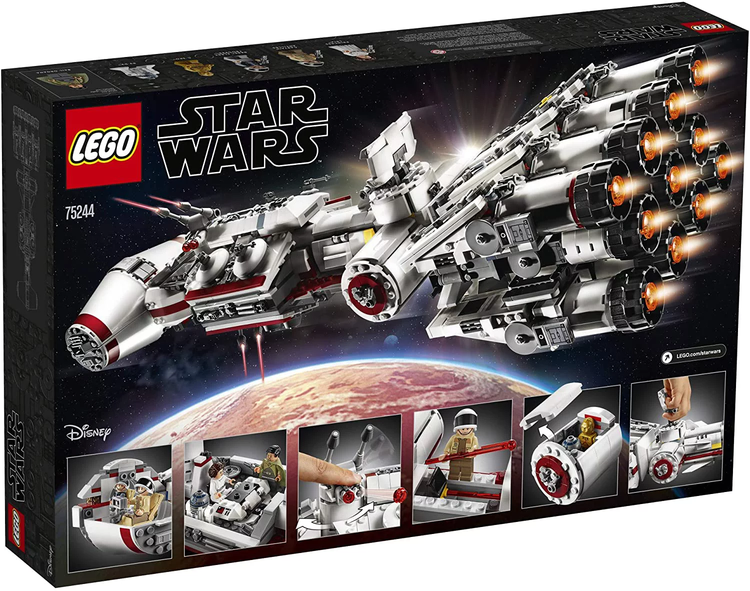 LEGO Star Wars: A New Hope 75244 Tantive IV Building Kit (1768 Pieces)