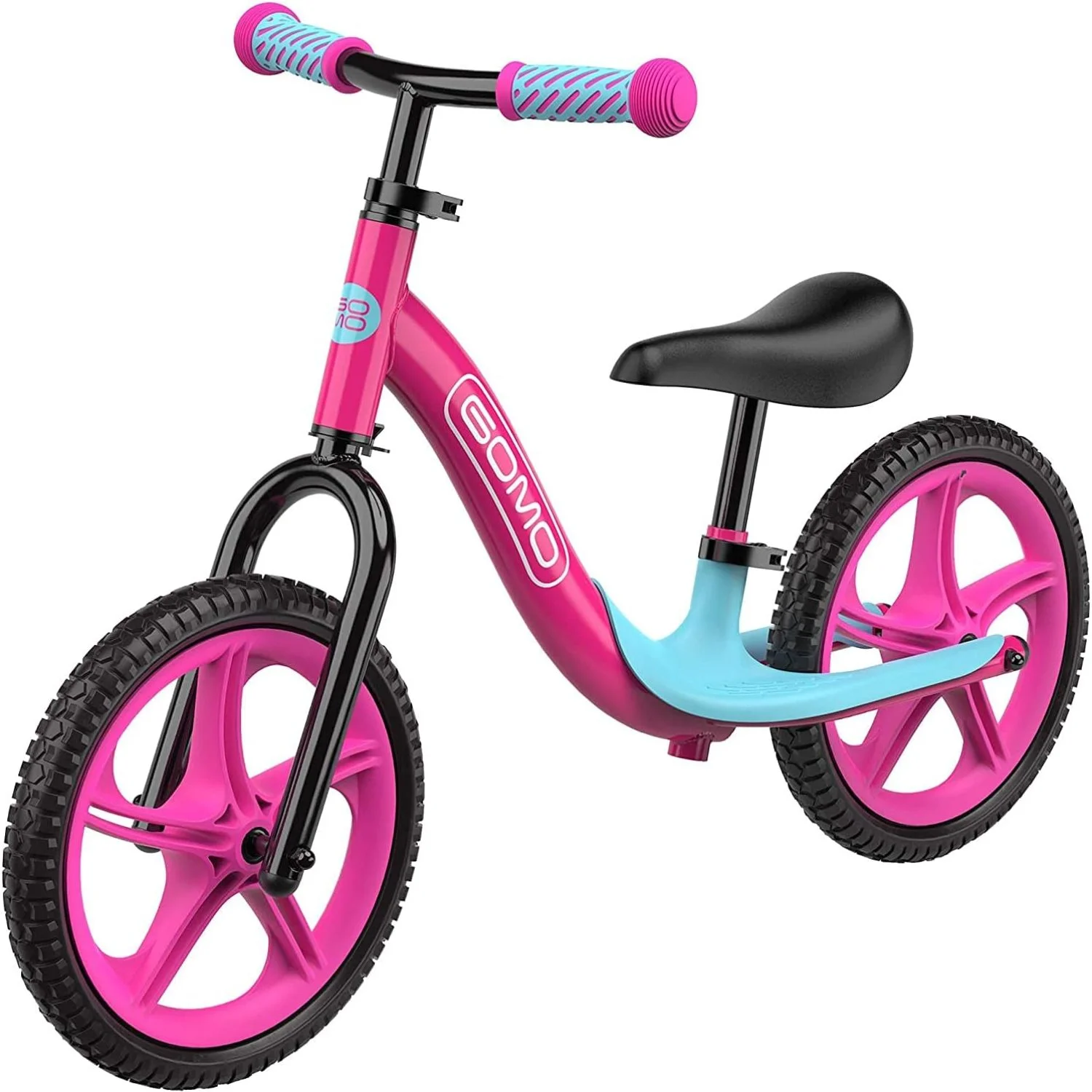 HTYSUPPLY Balance Bike – Toddler Training Bike for 18 Months, 2, 3, 4 and 5 Year Old Kids – Ultra Cool Colors Push Bikes for Toddlers/No Pedal Scooter with Footrest