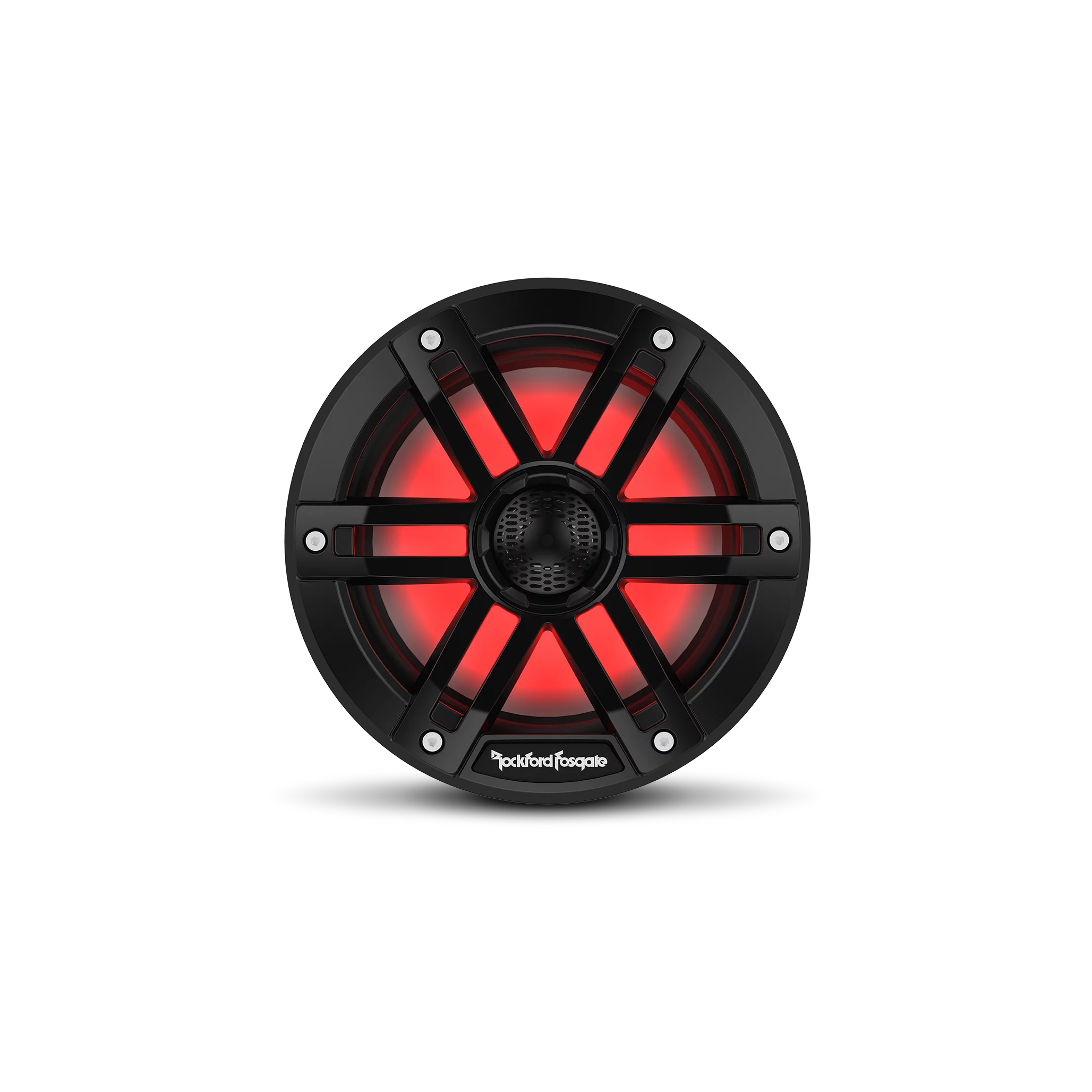 Rockford Fosgate M1-65B Color Optix 6.5?? 2-Way Coaxial Multicolor LED Lighted Marine Speakers – Black (Pair)