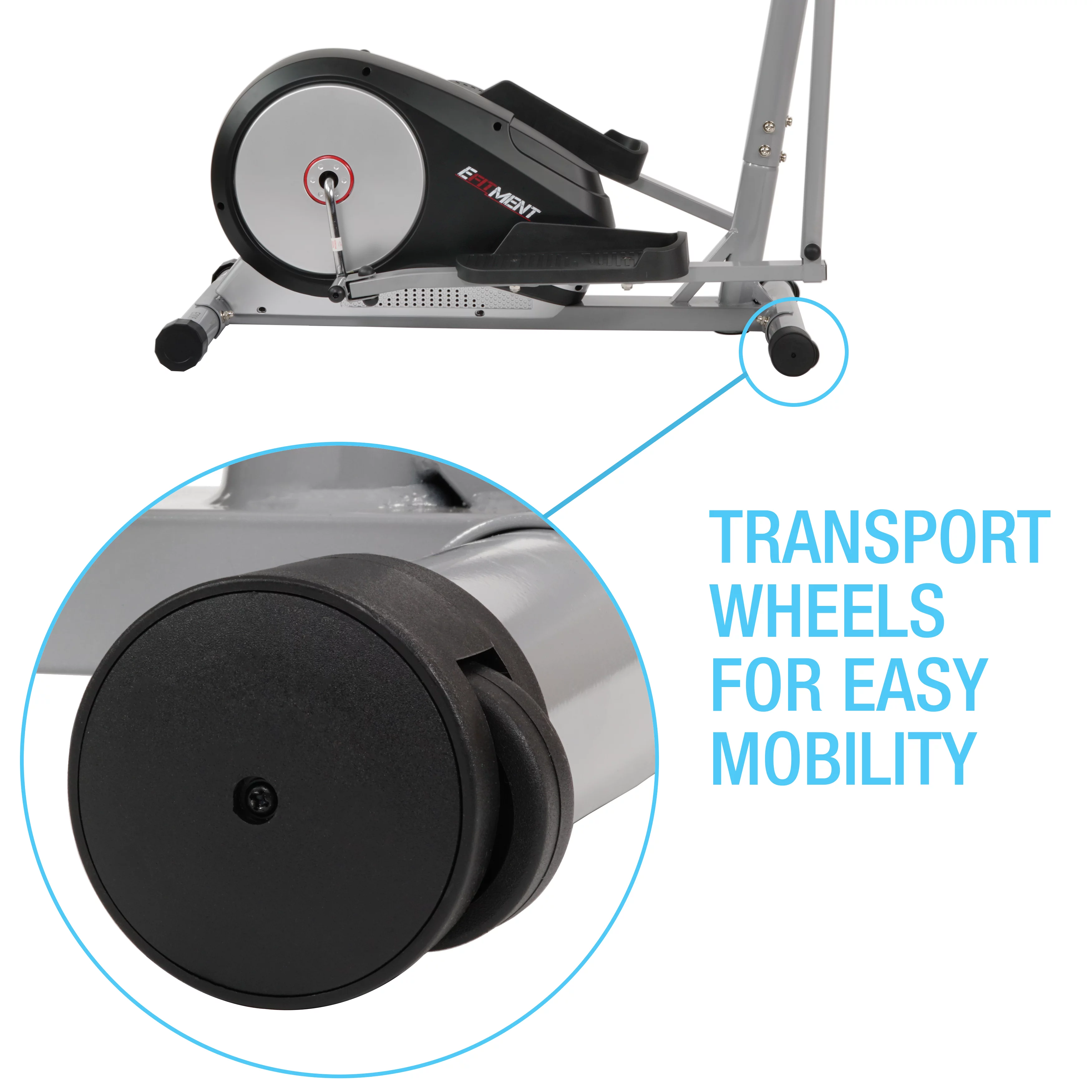 Magnetic Elliptical Trainer w/ LCD Monitor and Pulse Rate Grips by EFITMENT – E006