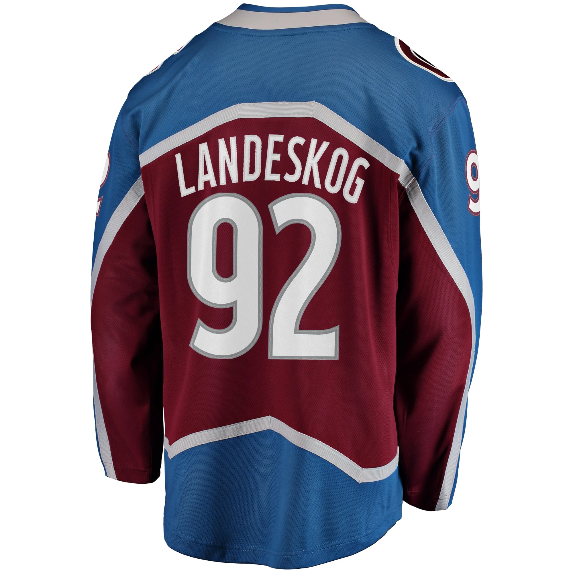 Men’s Fanatics Branded Gabriel Landeskog Burgundy Colorado Avalanche Breakaway Player Jersey