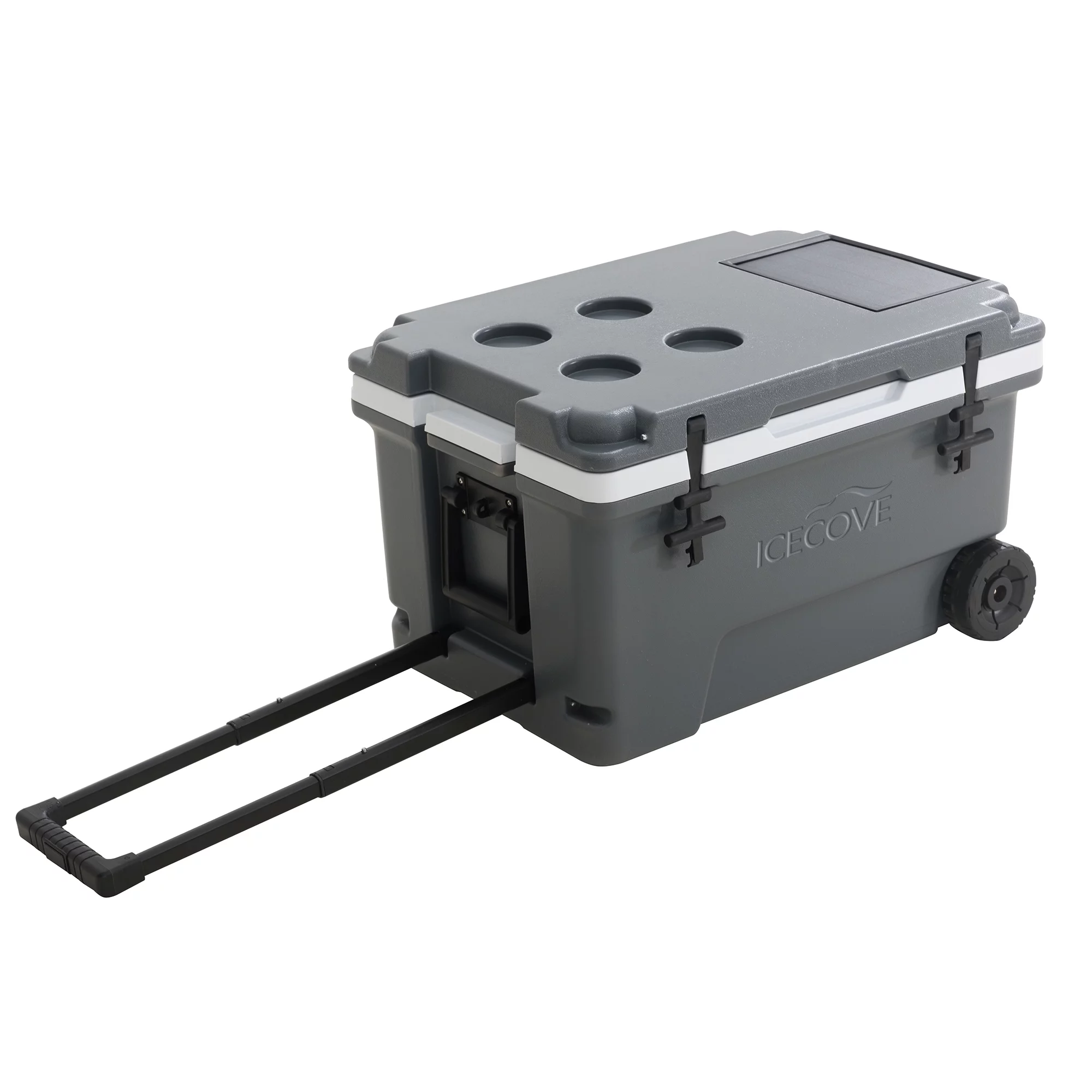 IceCove 60-Quart Solar Cooler – Castlerock Grey