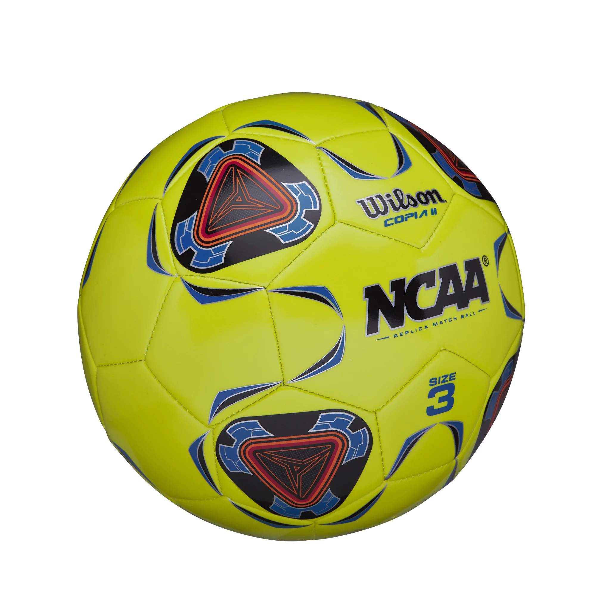 Wilson NCAA Copia II Soccer Ball, Size 5 – Optic Yellow