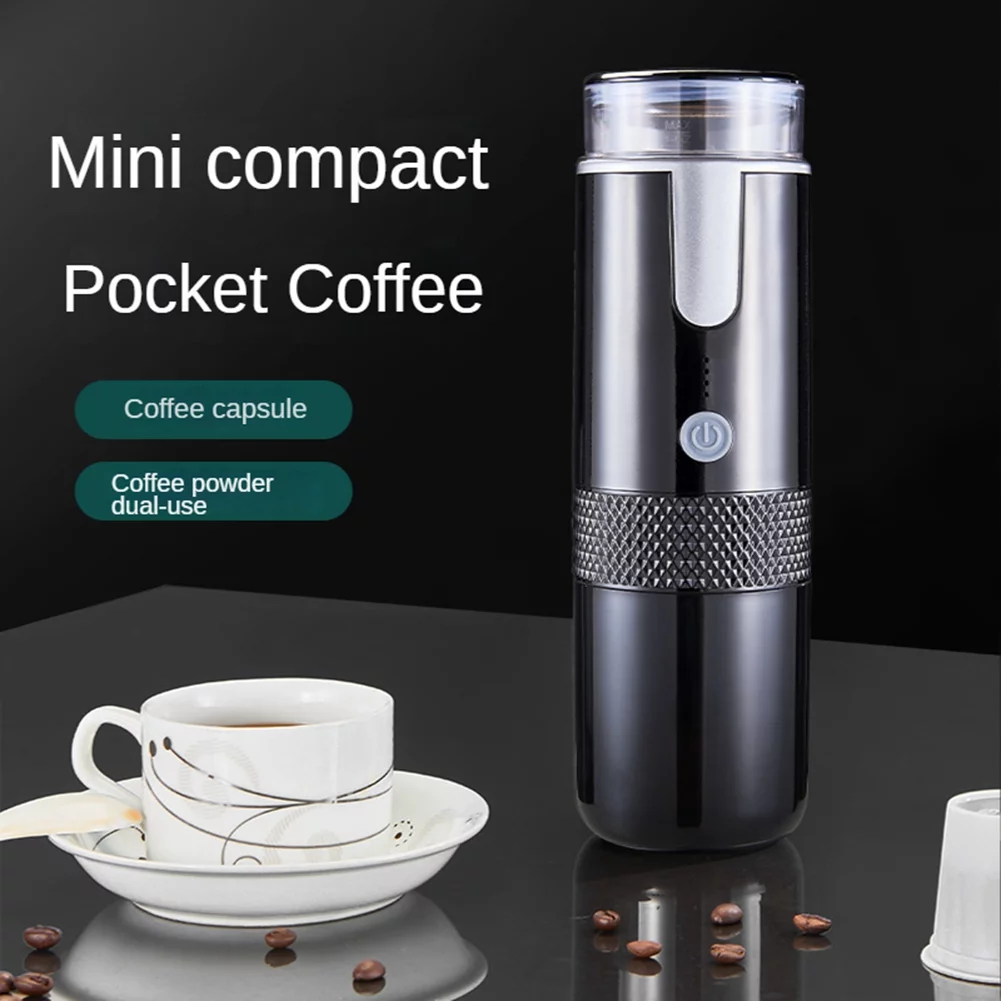 Portable Wireless Electric Coffee Machine Built-in Battery Rechargeable Outdoor Travel Car Home Automatic Coffee Maker