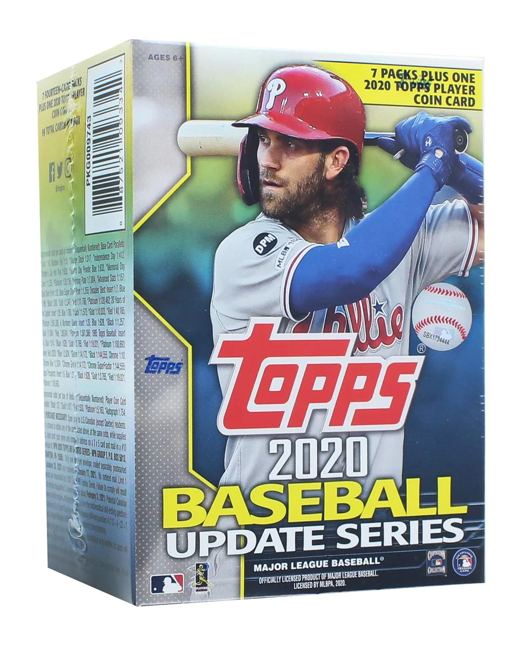 Topps 2020 Topps Baseball Update Series Value Box, 7 Packs Per Box – 14 Cards Per Pack