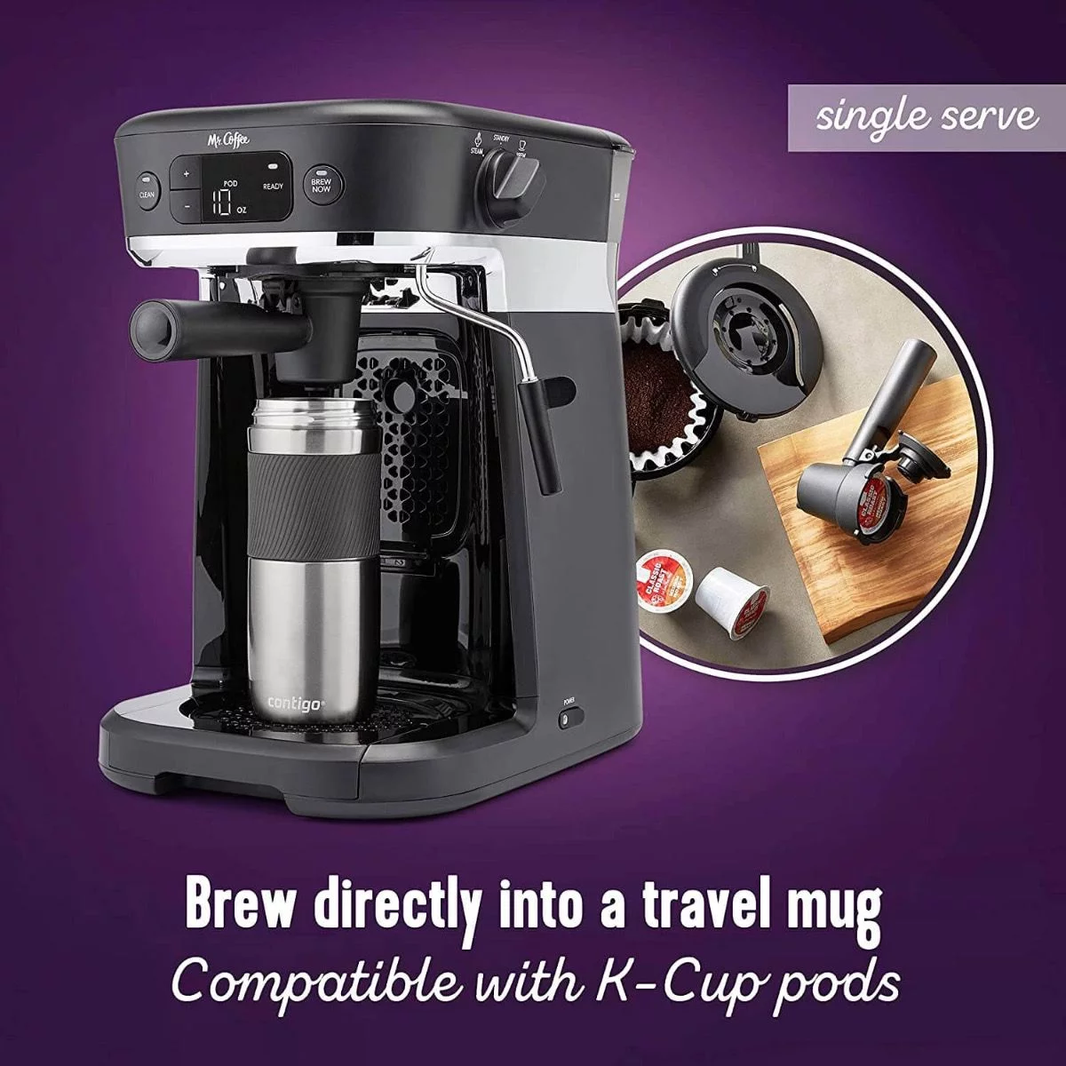 Mr. Coffee All-in-One Occasion Specialty Pods Coffee Maker (BVMC-O-CBFFT)