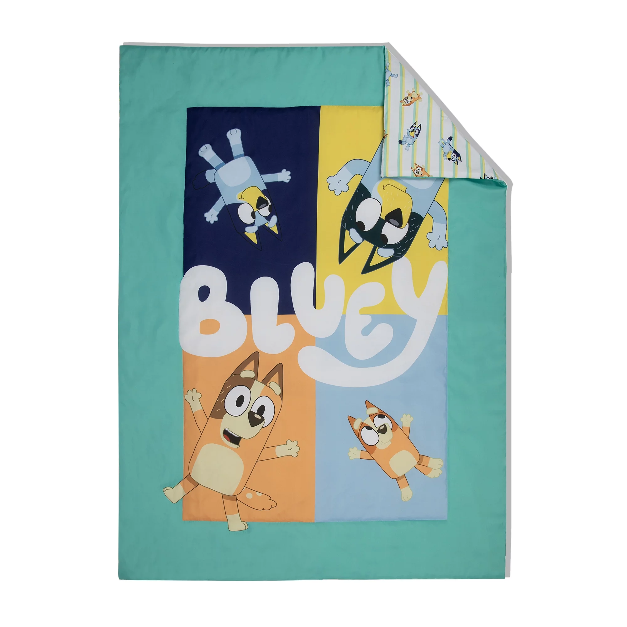 Bluey Toddler 5pc Bedding Set with Blanket – Blue