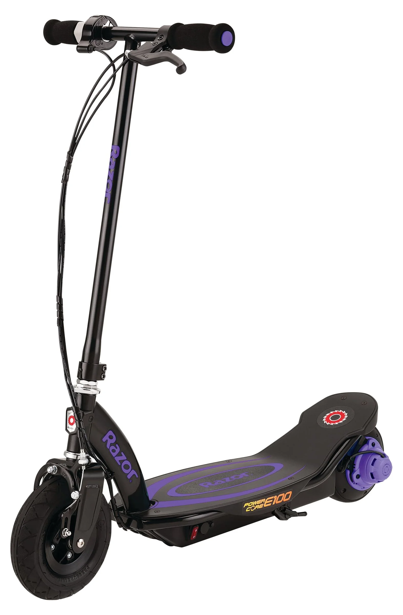 Restored Razor Power Core E100 Electric Hub Motor Scooter, Purple (Refurbished)