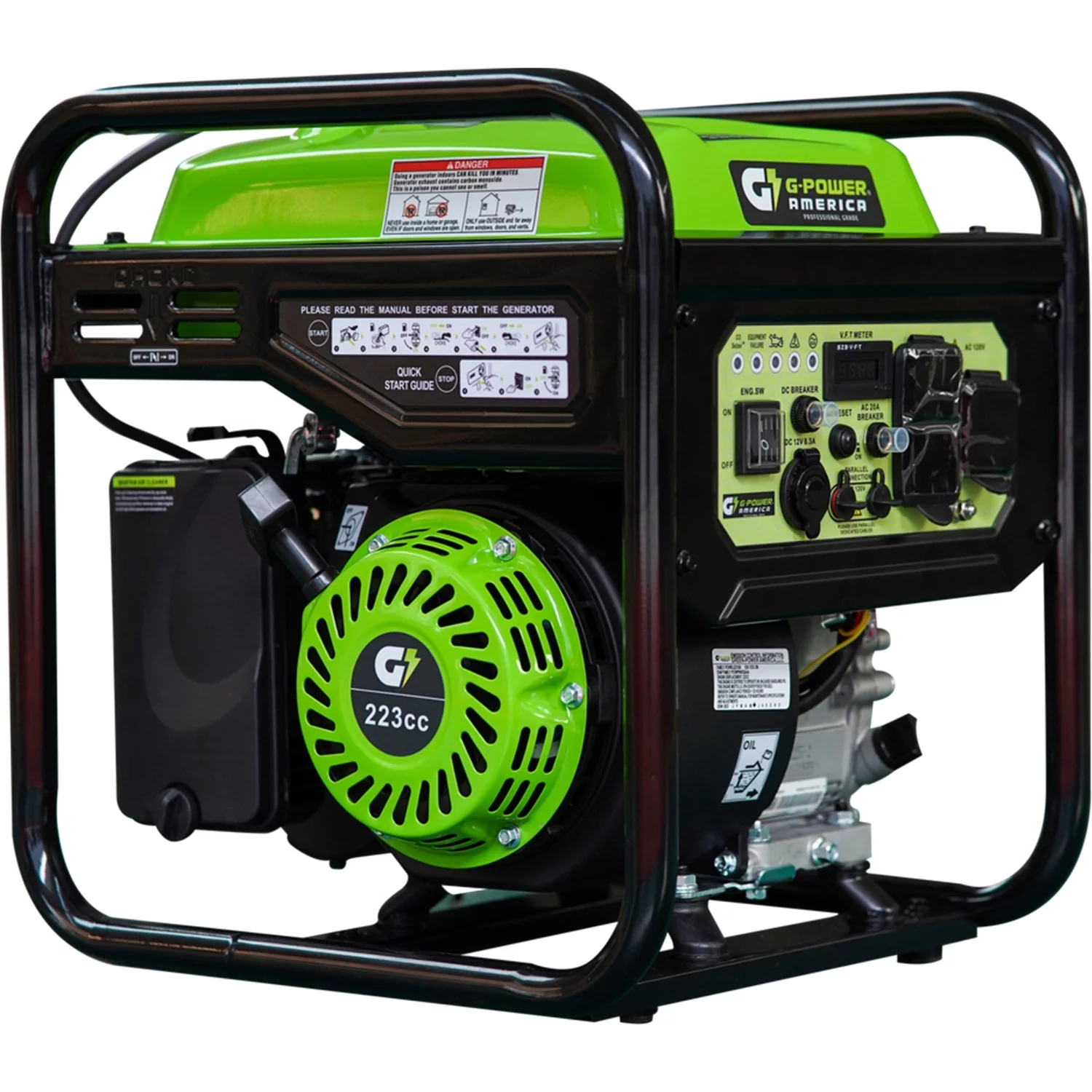 G-Power America 4500W Open Frame Inverter Generator