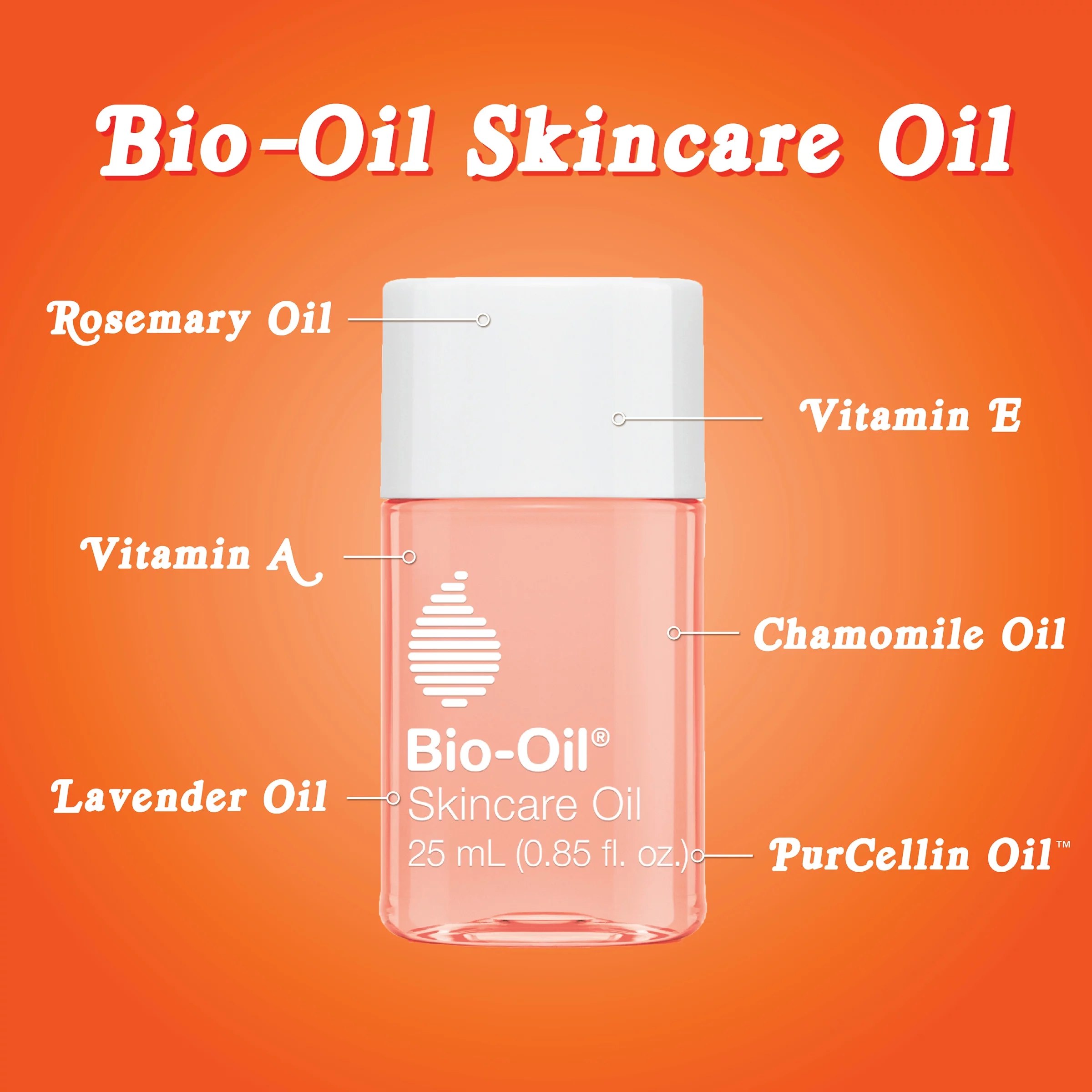 Bio-Oil Skincare Oil, Body Oil for Scars & Stretch Marks, Dermatologist Recommended, 4.2 fl oz