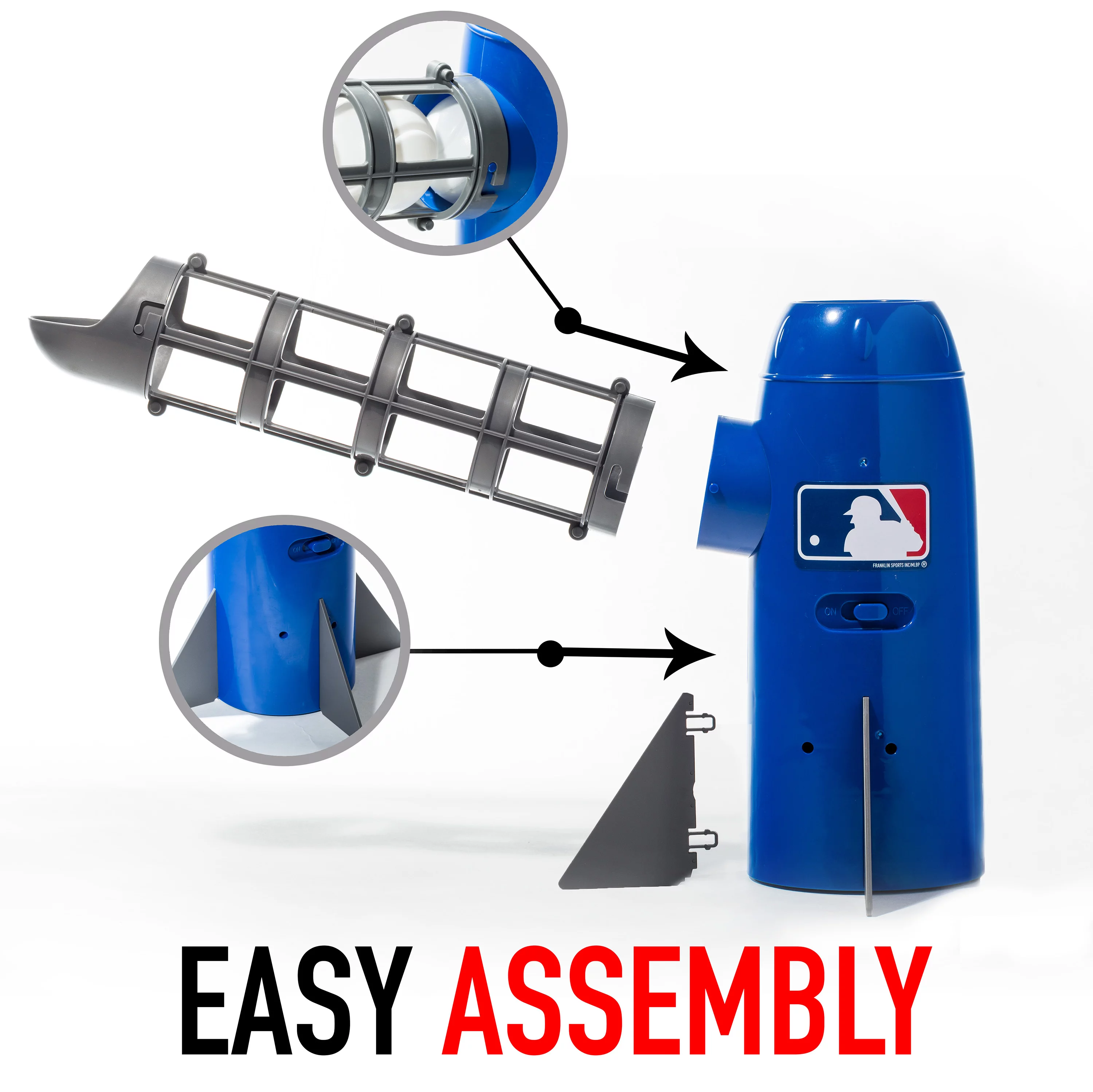 Franklin Sports Kids Teeball Pitching Machine – MLB Pop Rocket