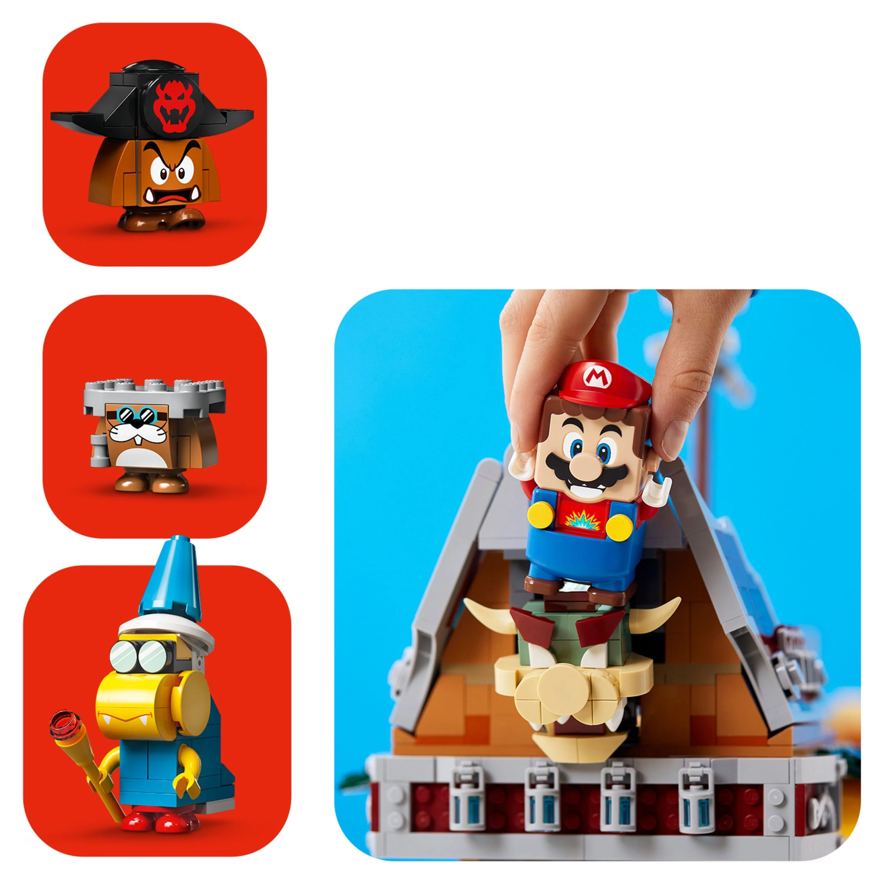 LEGO Super Mario Bowser’s Airship Expansion Set 71391 Building Toy for Kids (1,152 Pieces)