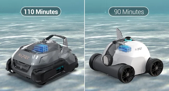 Aiper Seagull Plus Cordless Robotic Pool Cleaner, Pool Vacuum, Perfect for Above Ground Flat Pools up to 60Ft