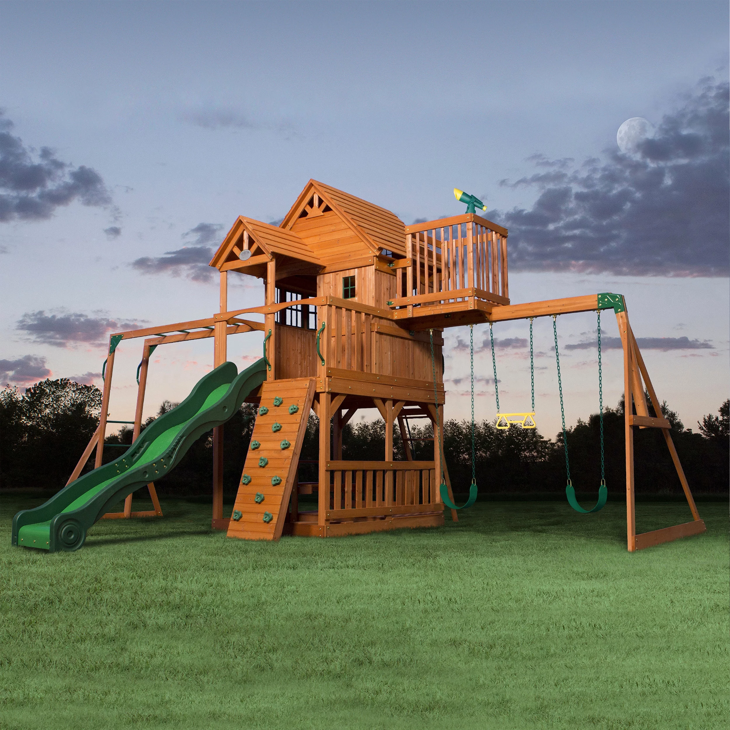 Backyard Discovery Skyfort II Swing Set