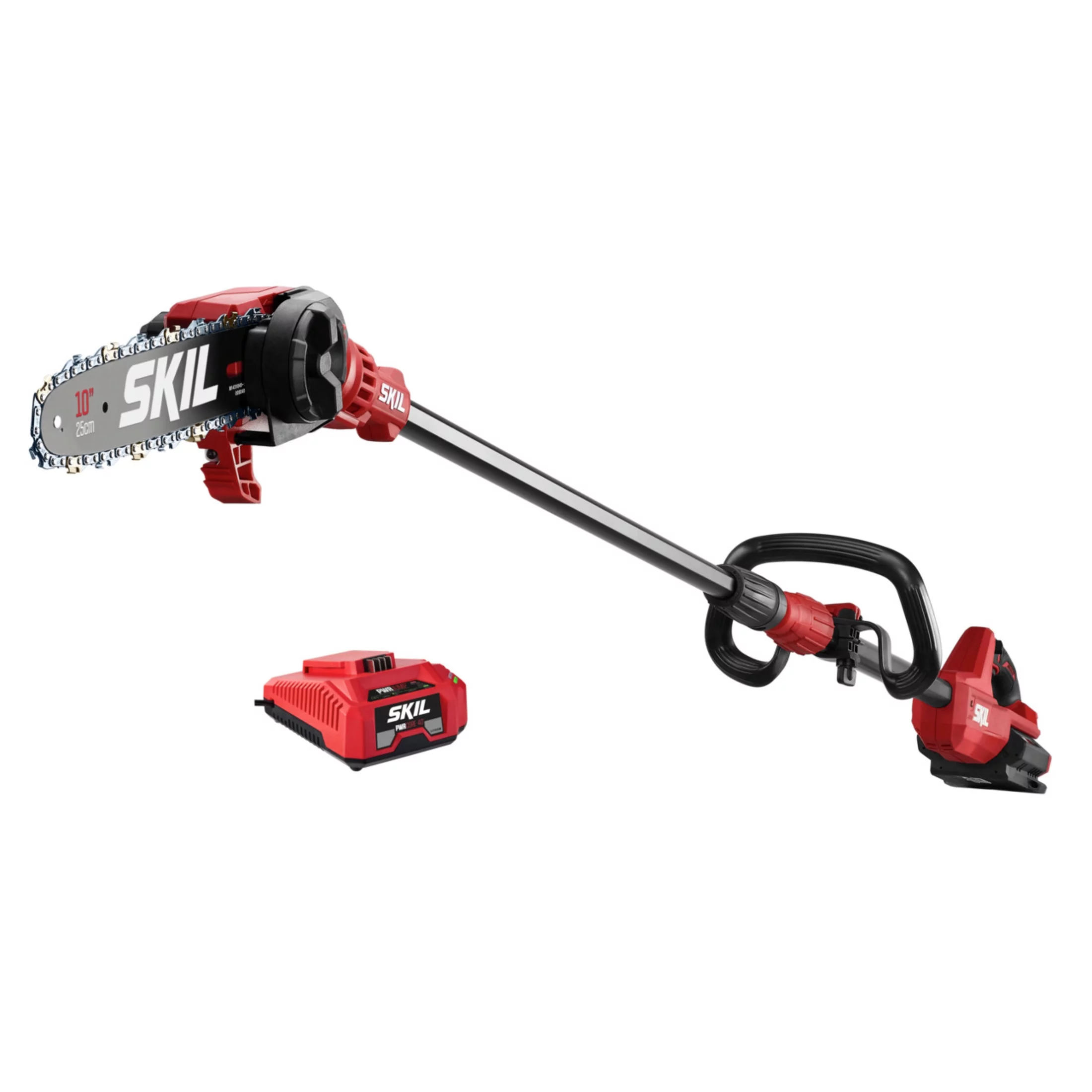 SKIL PS4561C-10 PWR CORE 40 Brushless 40V 10Ft. Long 10-in. Pole Saw Kit w/2.5Ah Battery & Charger