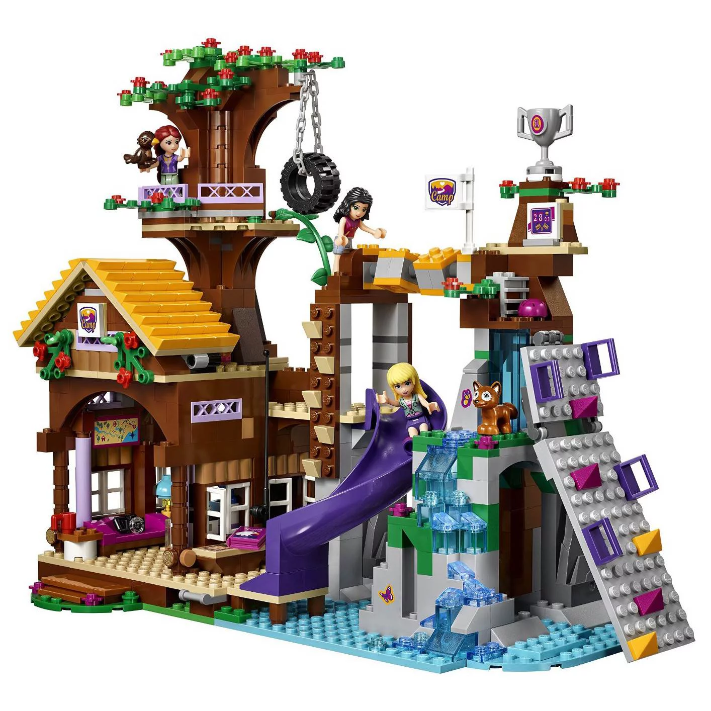 LEGO Friends Adventure Camp Tree House Building Blocks and Figurines | 41122