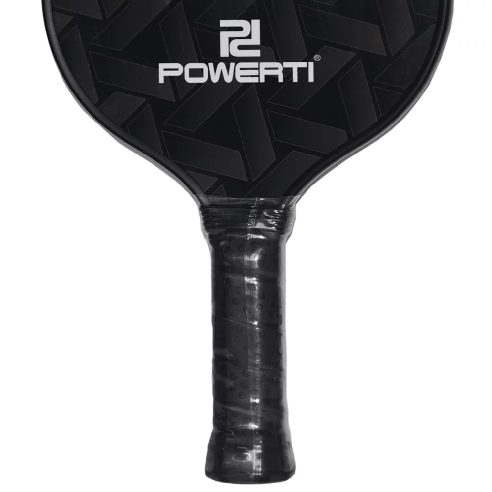 Pickleball Paddle and Ball Set Carbon Fiber Surface Pickle Ball Racket 2 Paddles with 4 Balls