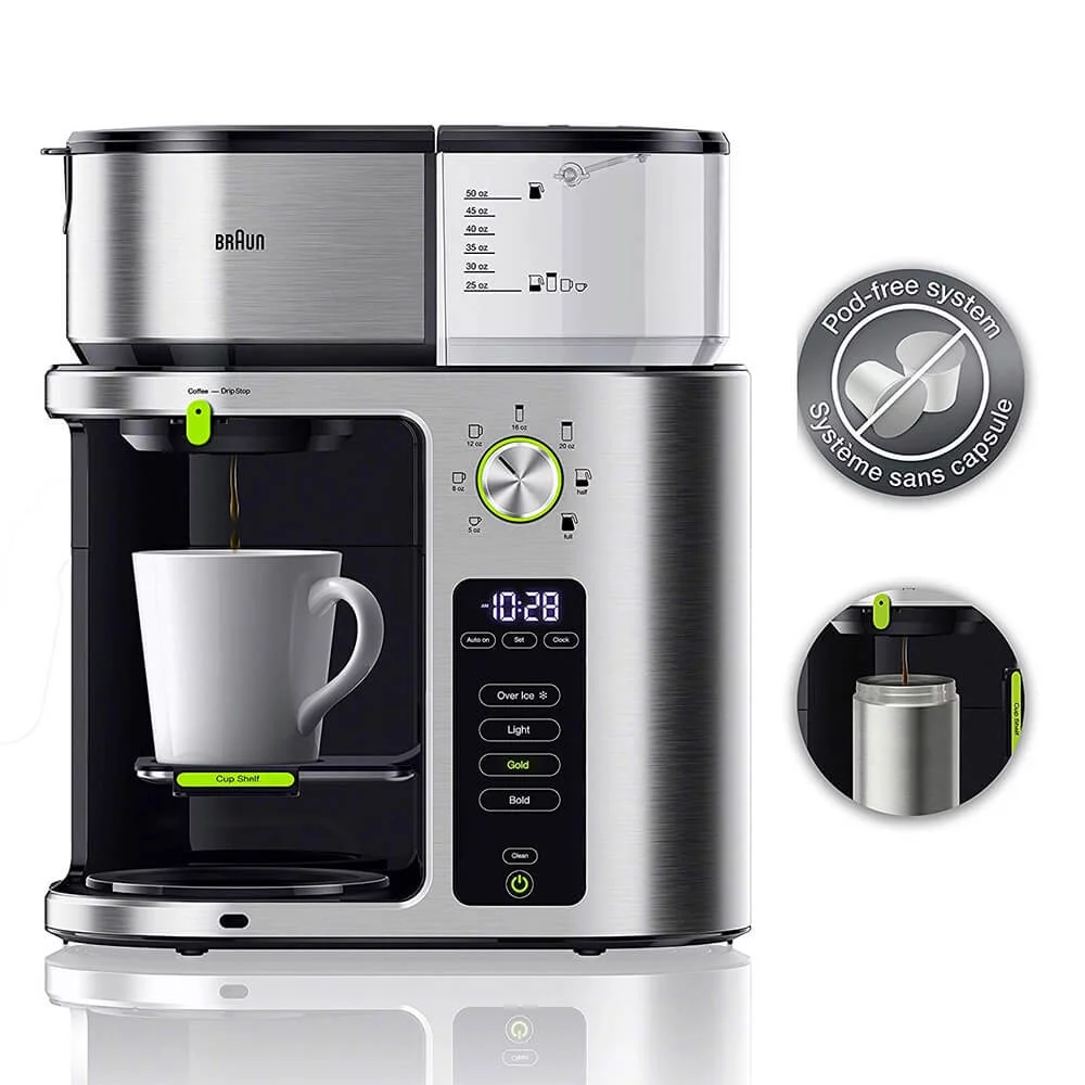 Braun Stainless Steel 10 Cup Drip Coffee Maker