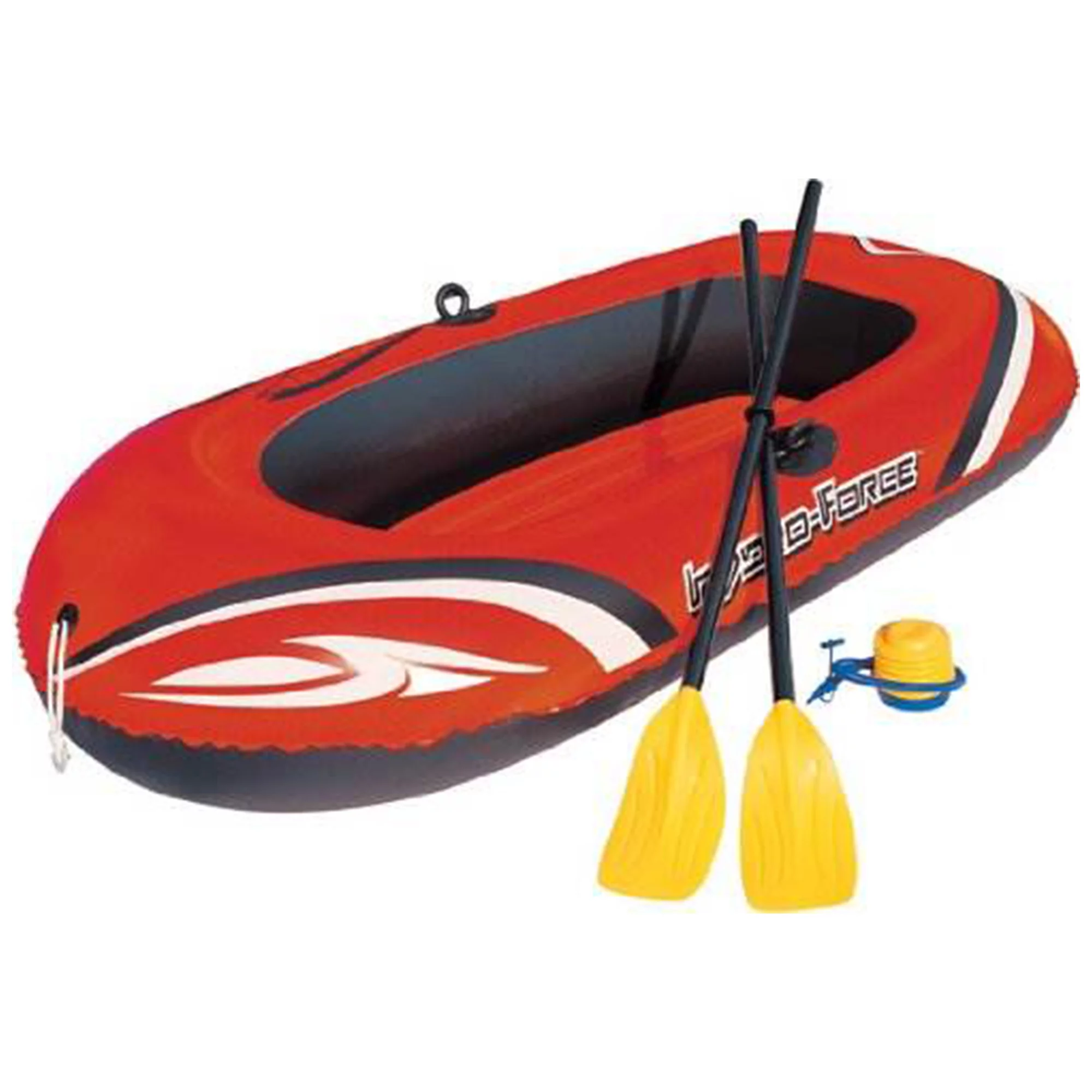 Bestway 77×45 Inches HydroForce Inflatable Raft Set with Oars and Pump (6 Pack)