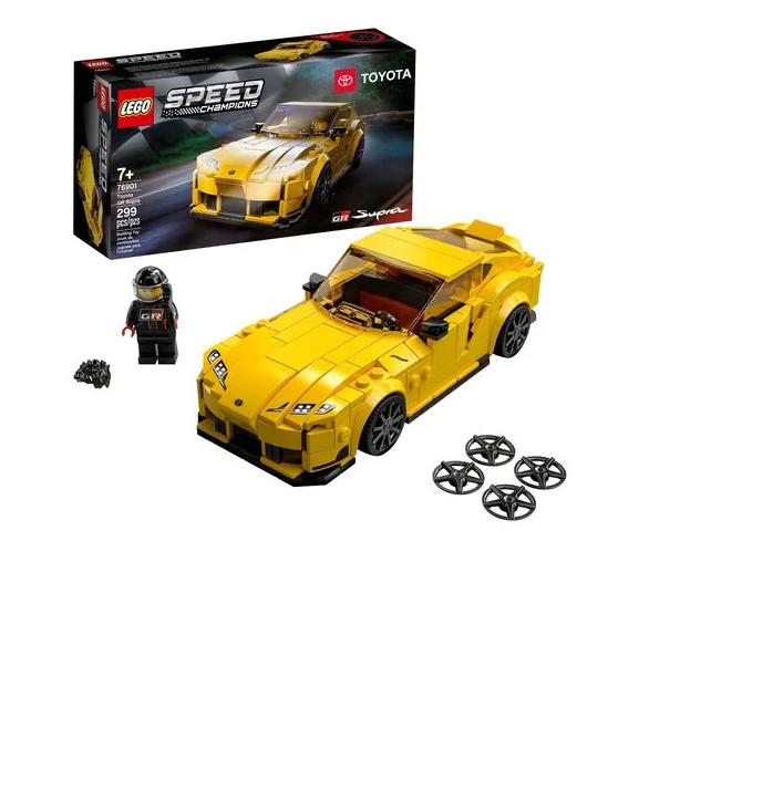 LEGO Speed Champions Toyota GR Supra 76901 Yellow Racing Car Building Set