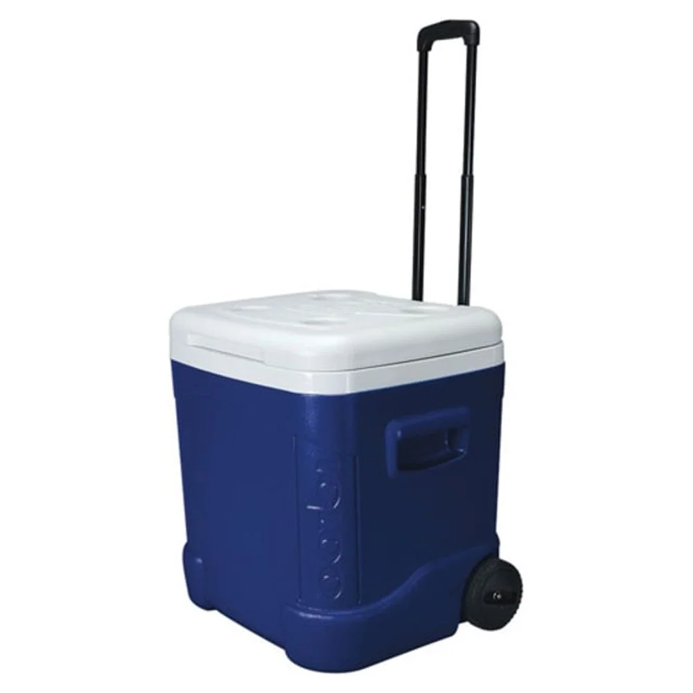 Igloo  Ice Cube  Roller Cooler  60 qt. Blue