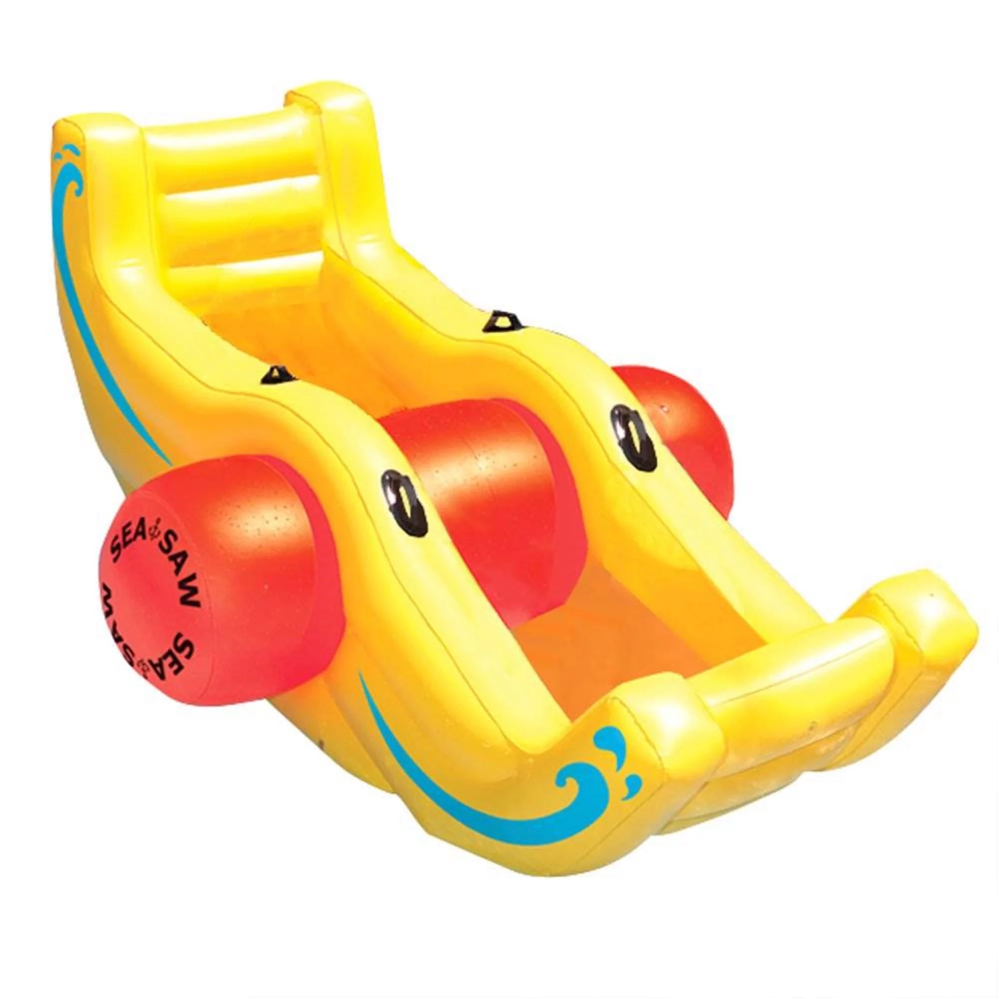 Swimline Vinyl Inflatable Sea-Saw Rocker Pool Float, Yellow