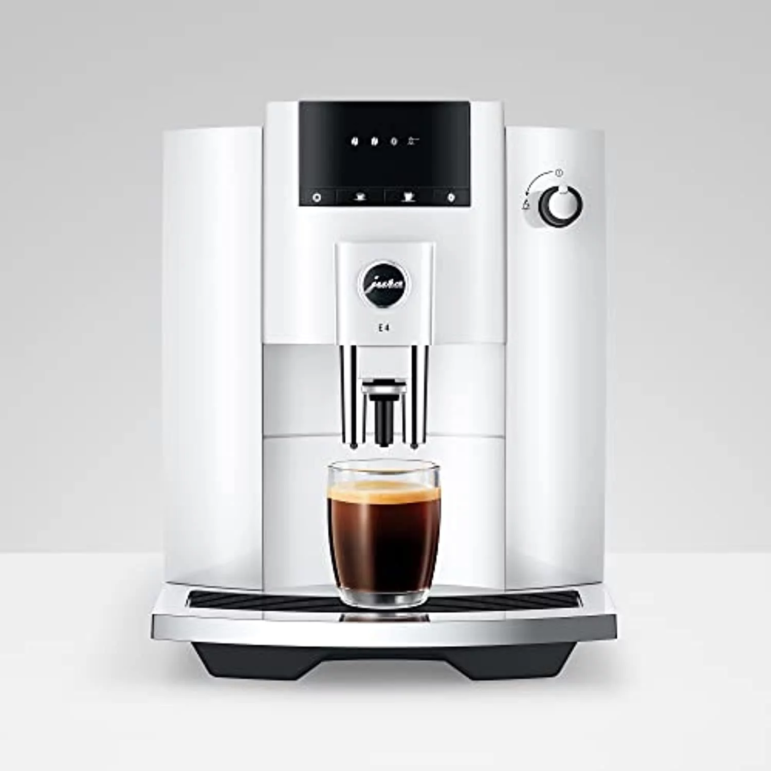 Jura E4 Piano Black Automatic Coffee Machine