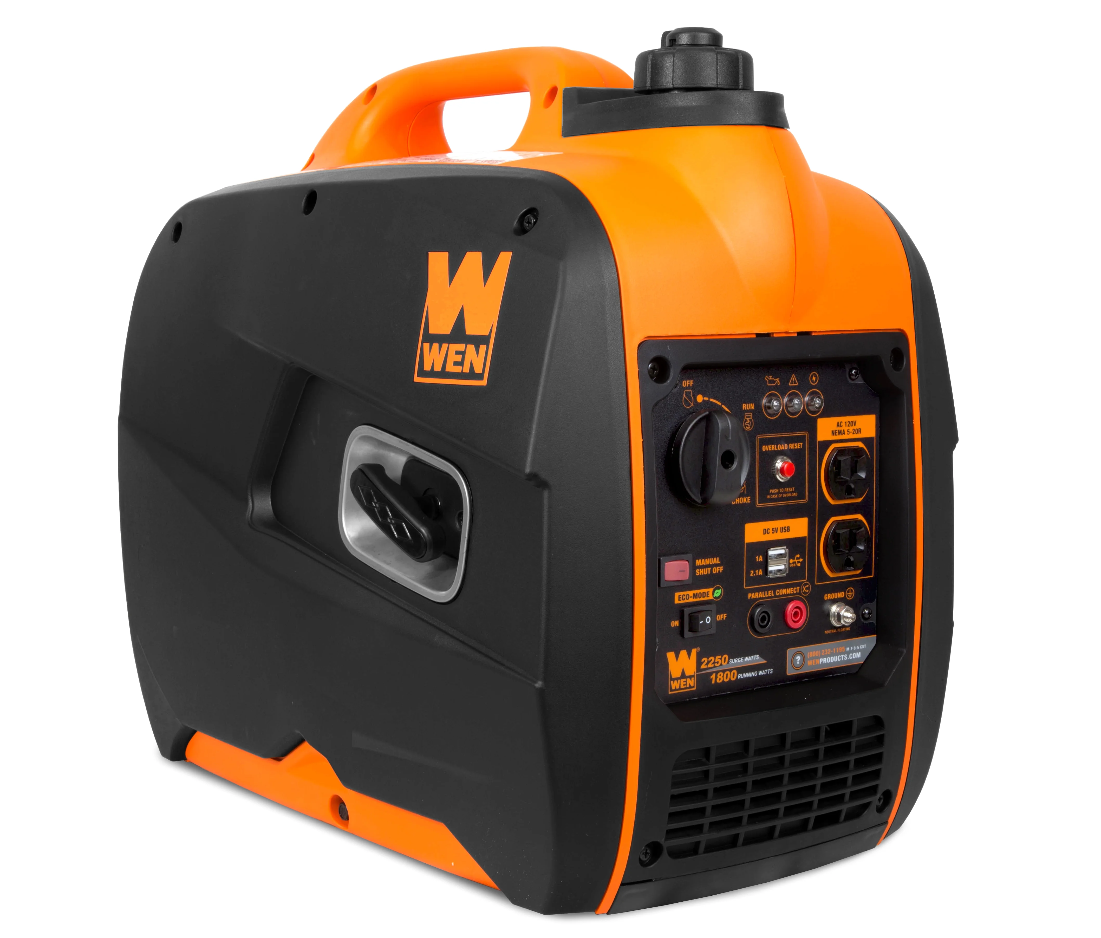 WEN Super Quiet 2250-Watt Portable Inverter Generator with Fuel Shut-off