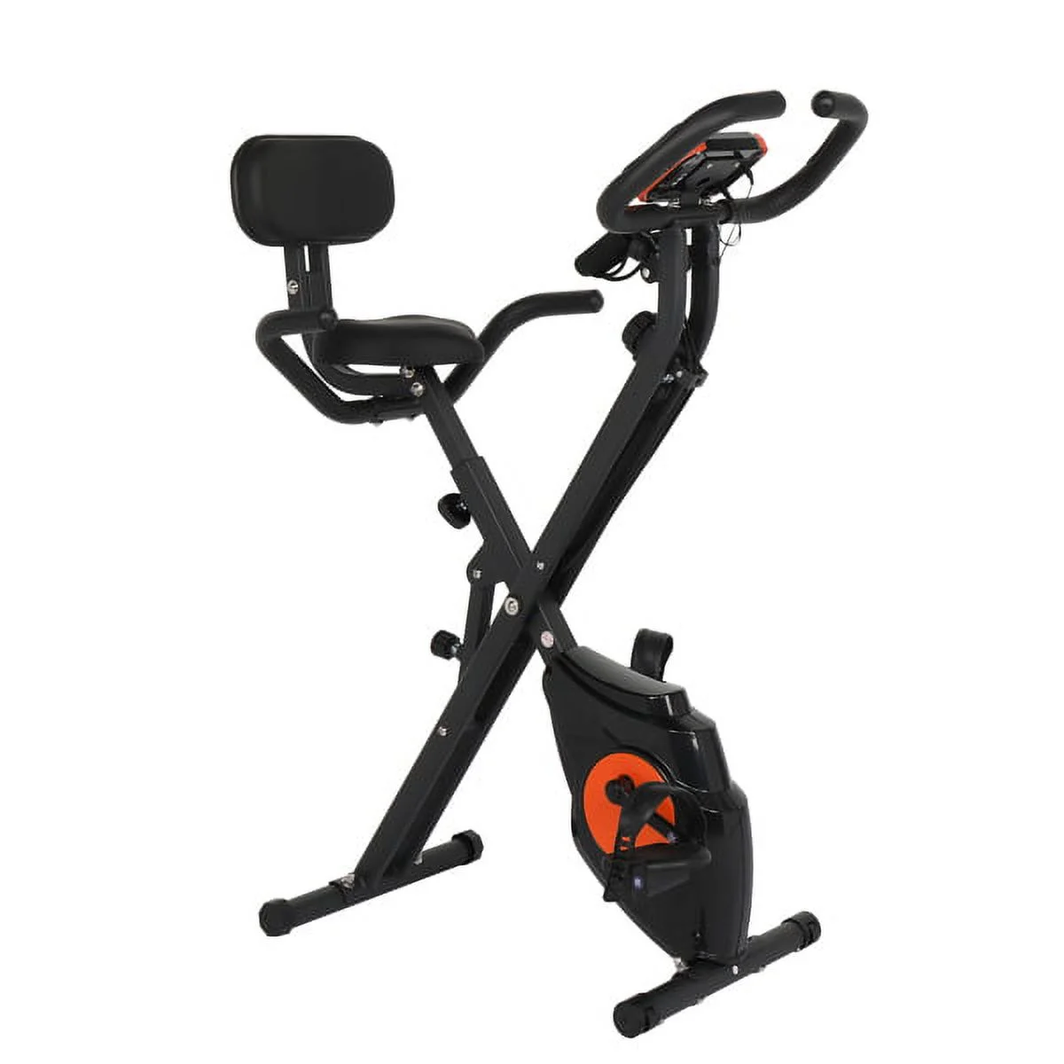 Fithood Home Folding Exercise Bike Black