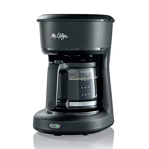 Mr. Coffee 5-Cup Mini Brew Switch Coffee Maker, Black