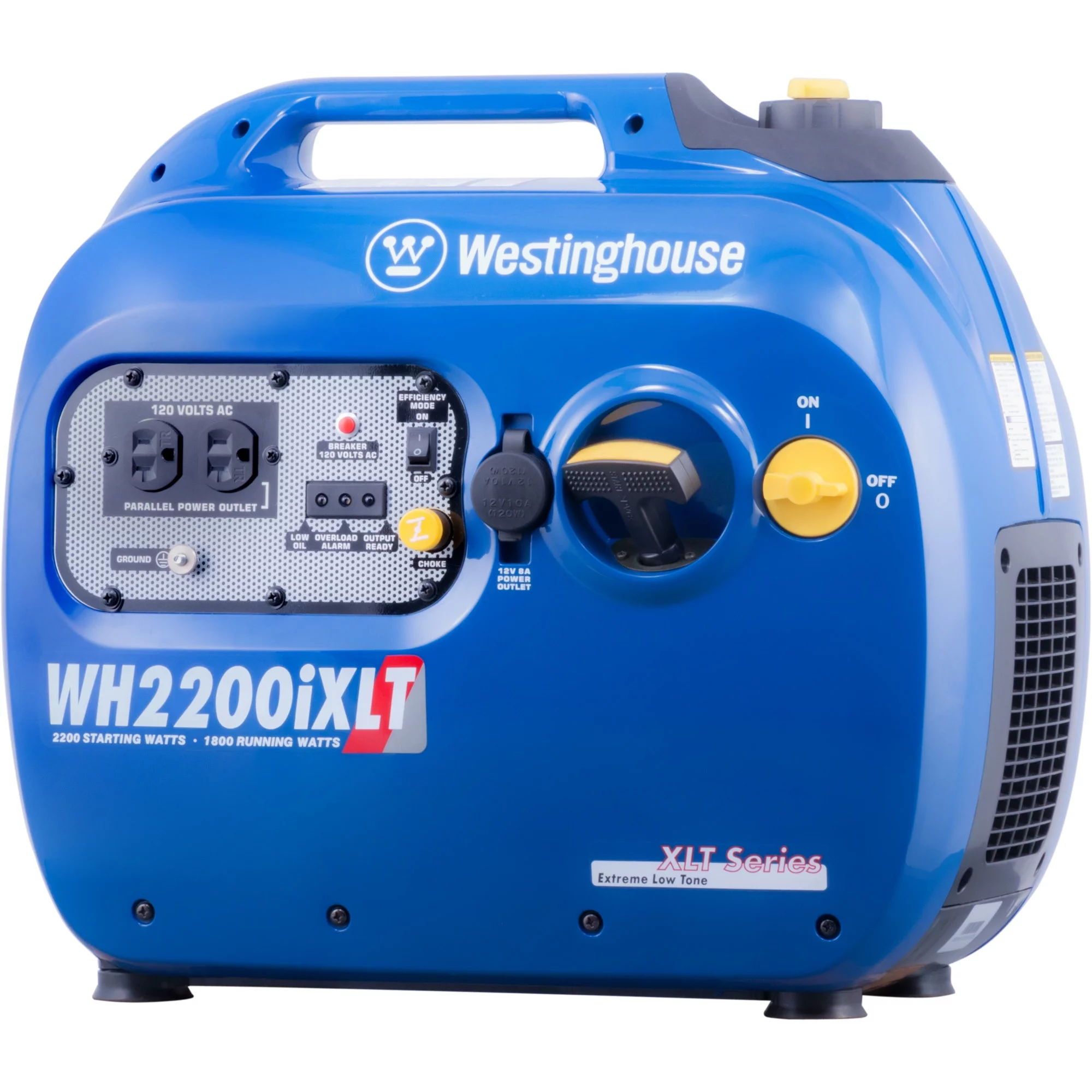 Westinghouse WH2200iXLT Portable Inverter Generator 1800 Rated Watts & 2200 Peak Watts