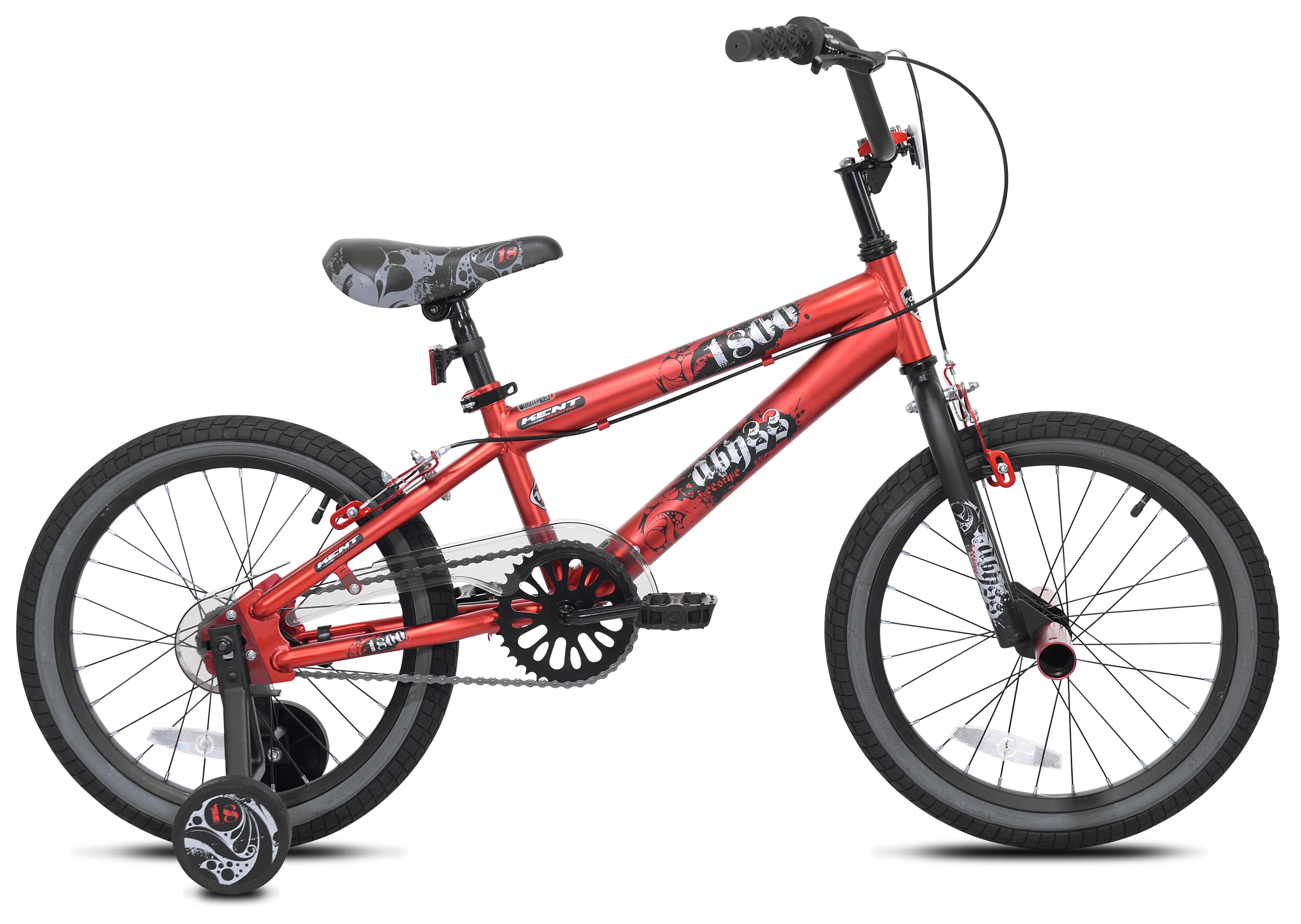 Kent Bicycle 18-inch Abyss Boy’s Freestyle BMX Bicycle, Blue