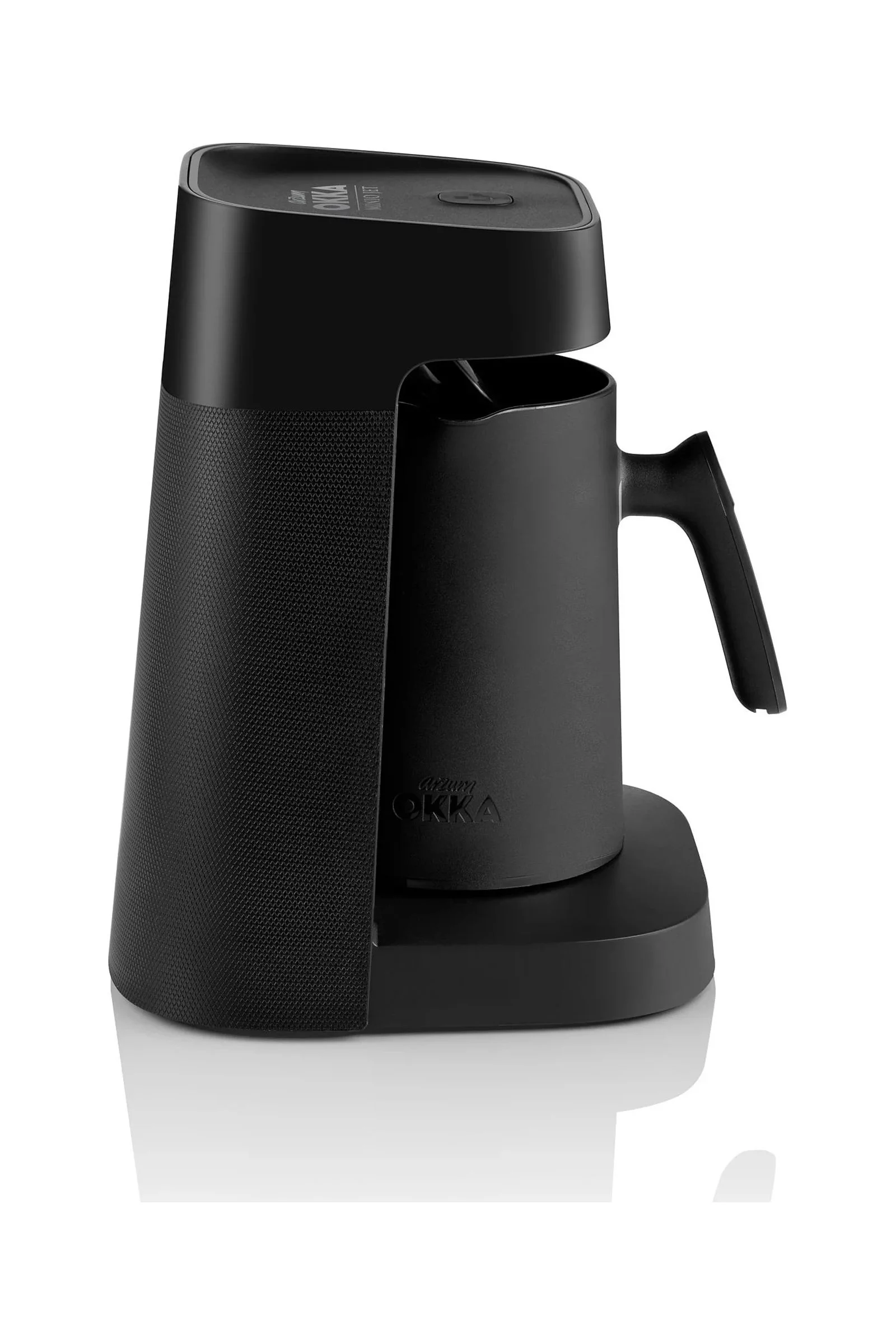 Arzum Okka Jet Automatic Turkish Coffee Maker, Black/Chrome, 5 Cups