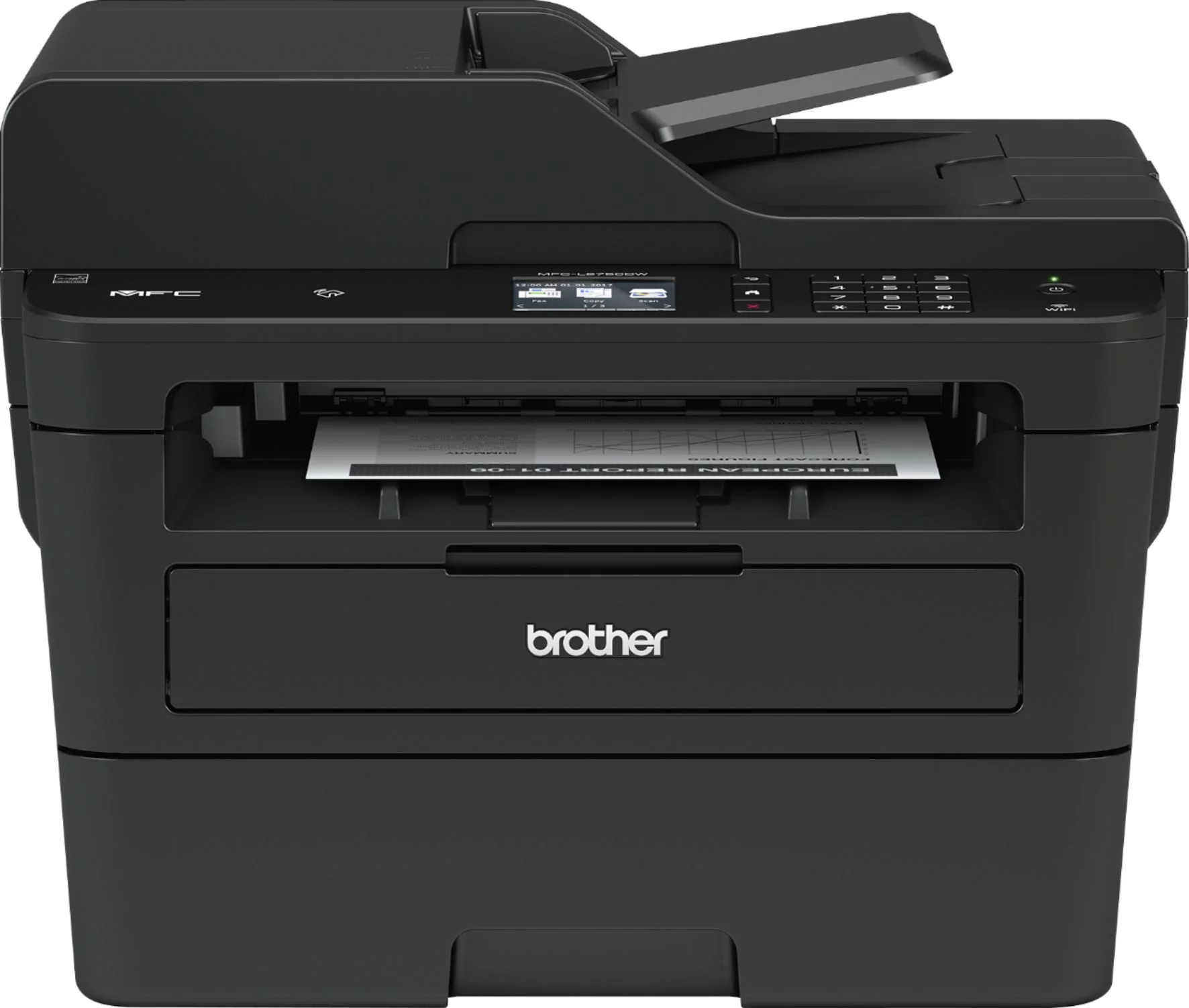 Brother MFC-L2750DW Wireless Black-and-White All-In-One Laser Printer