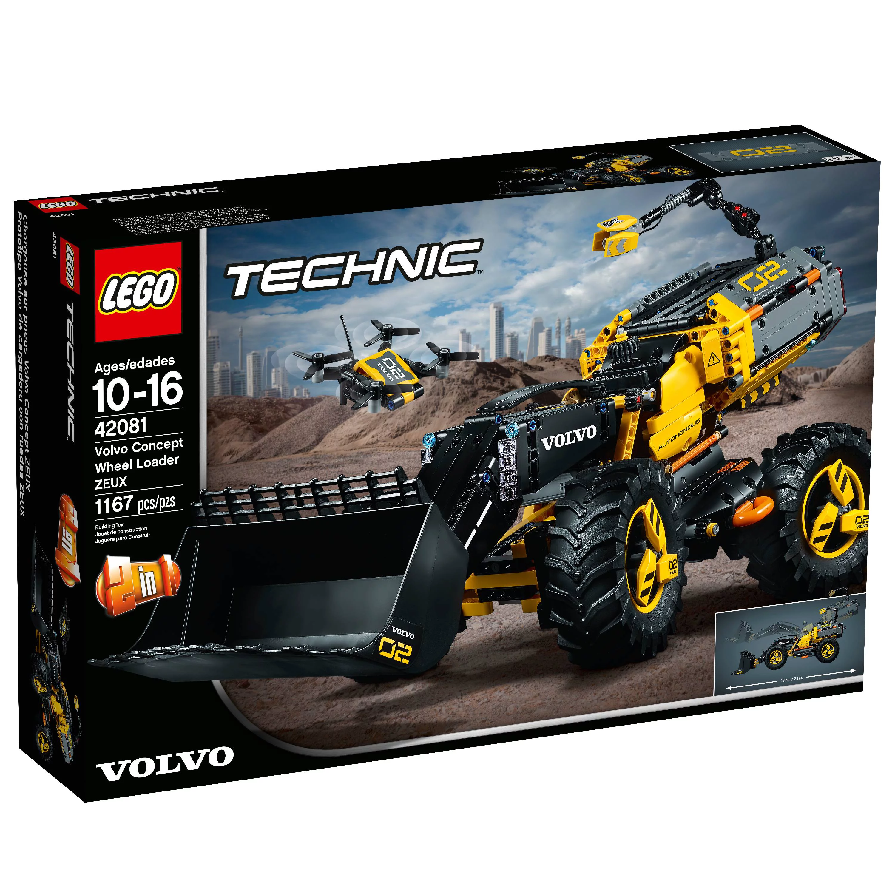 LEGO Technic Volvo Concept Wheel Loader ZEUX42081