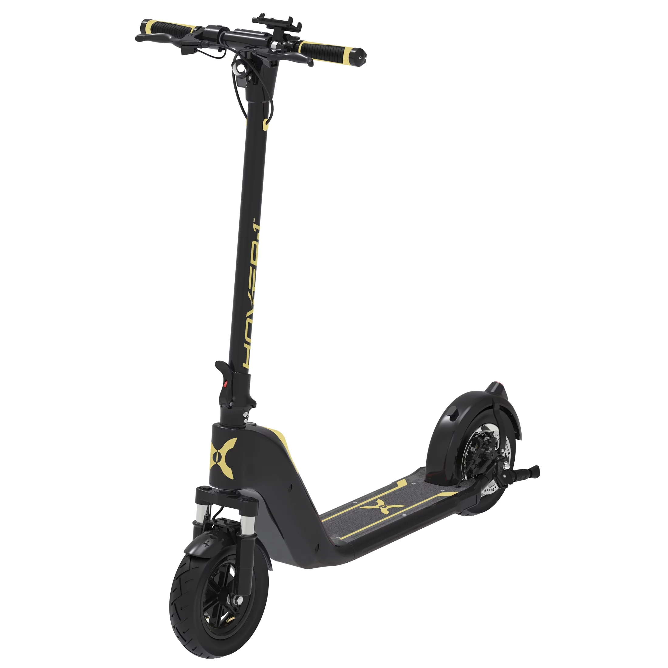 Hover-1 Yellow Helios Electric Scooter with 500W Motor, 18 mph Max Speed, and 24 Miles Max Range, UL 2272 Certified