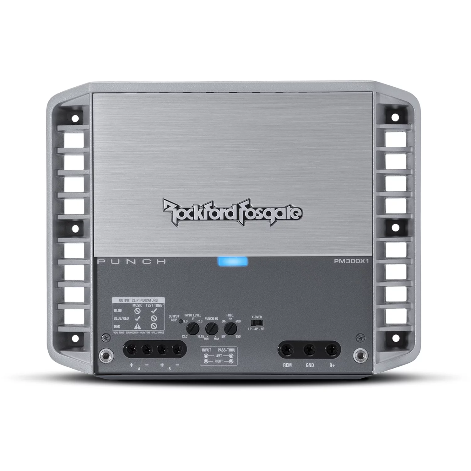 Rockford Fosgate PM300X1 Punch Marine 300 Watt Full-Range Mono Amplifier