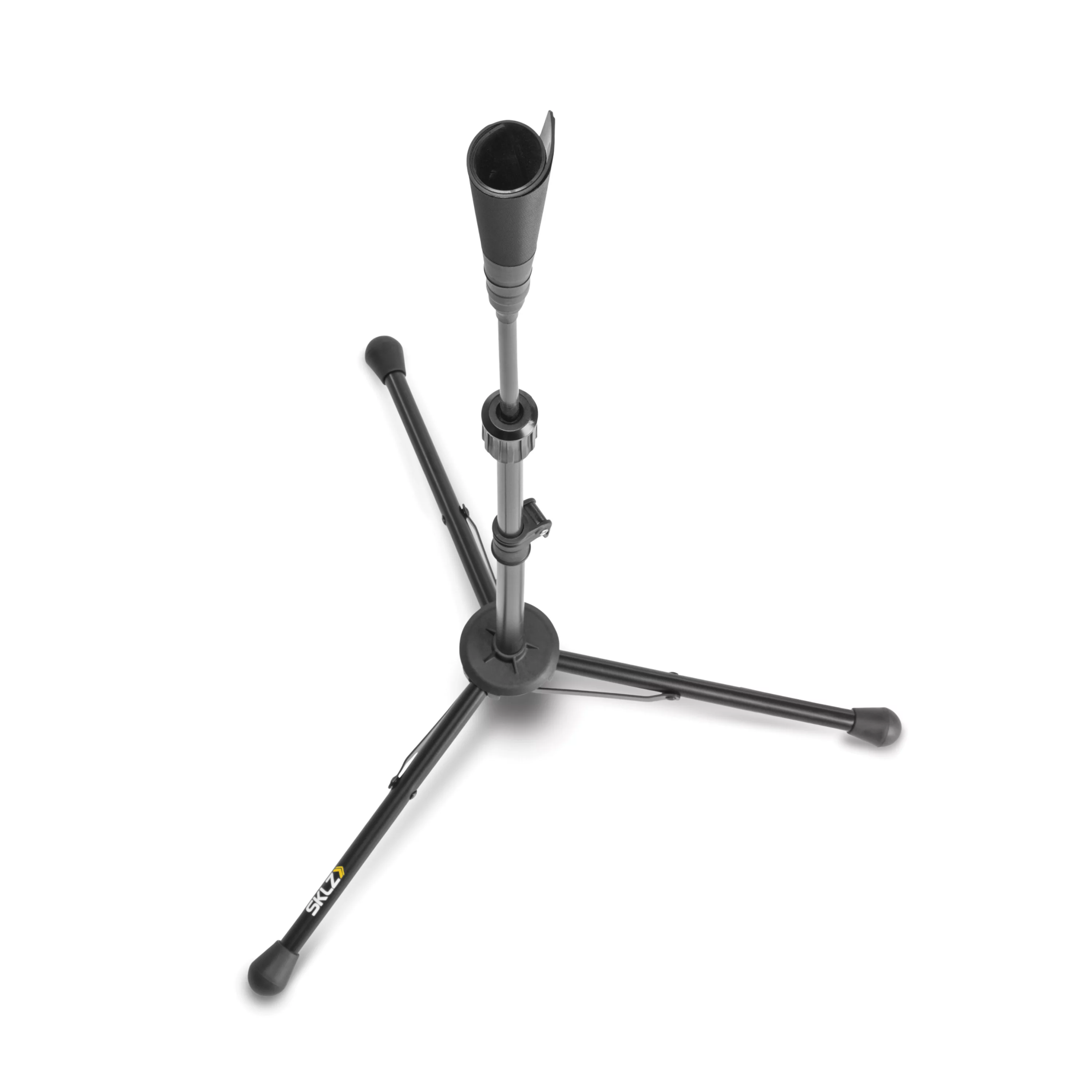 SKLZ Travel Tee DLX – Batting Tee with Durable Tripod Base and Dual Wrapped Rubber Tee Top for Baseball or Softball