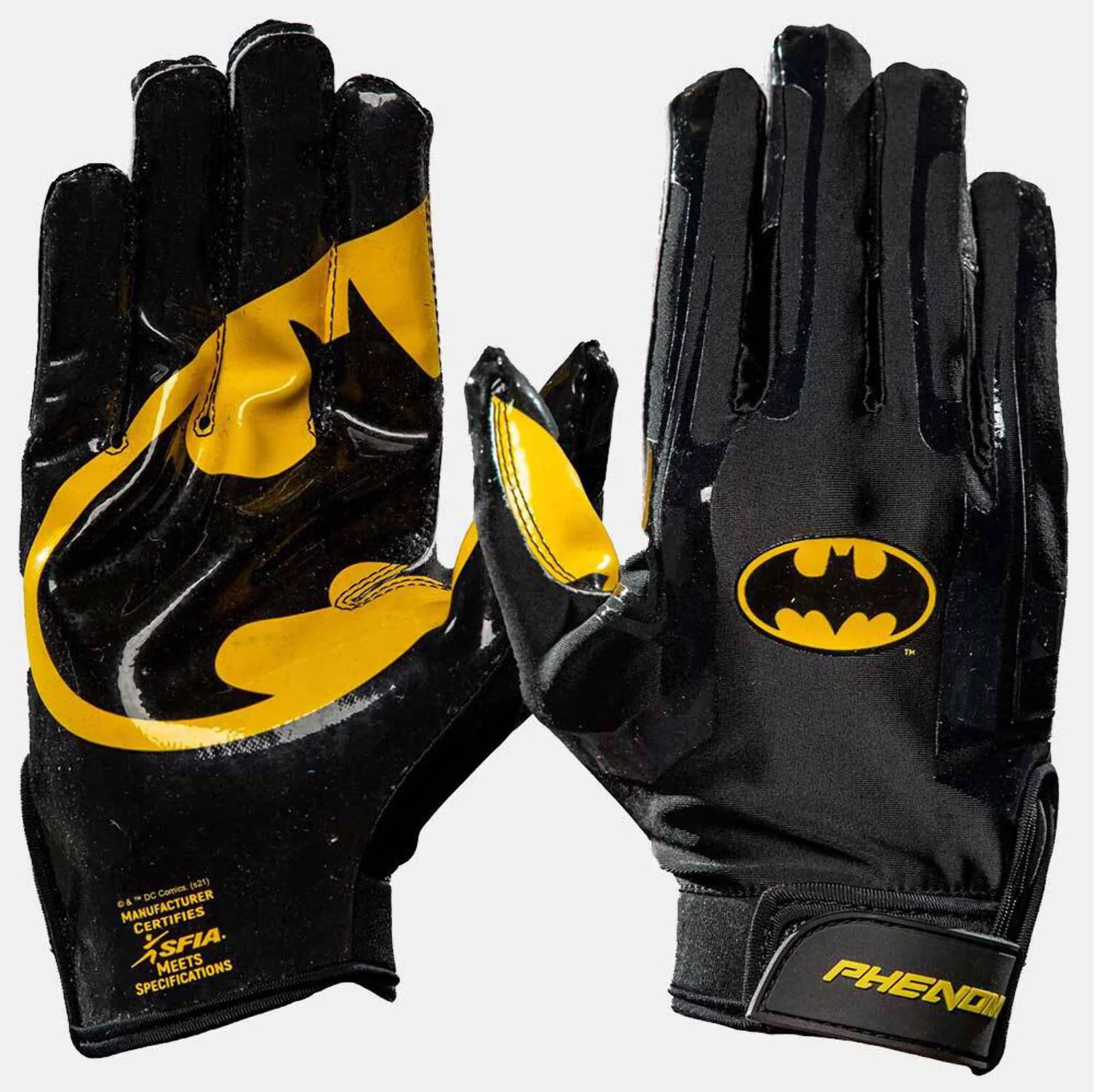 The Batman Football Gloves – VPS1 by Phenom Elite